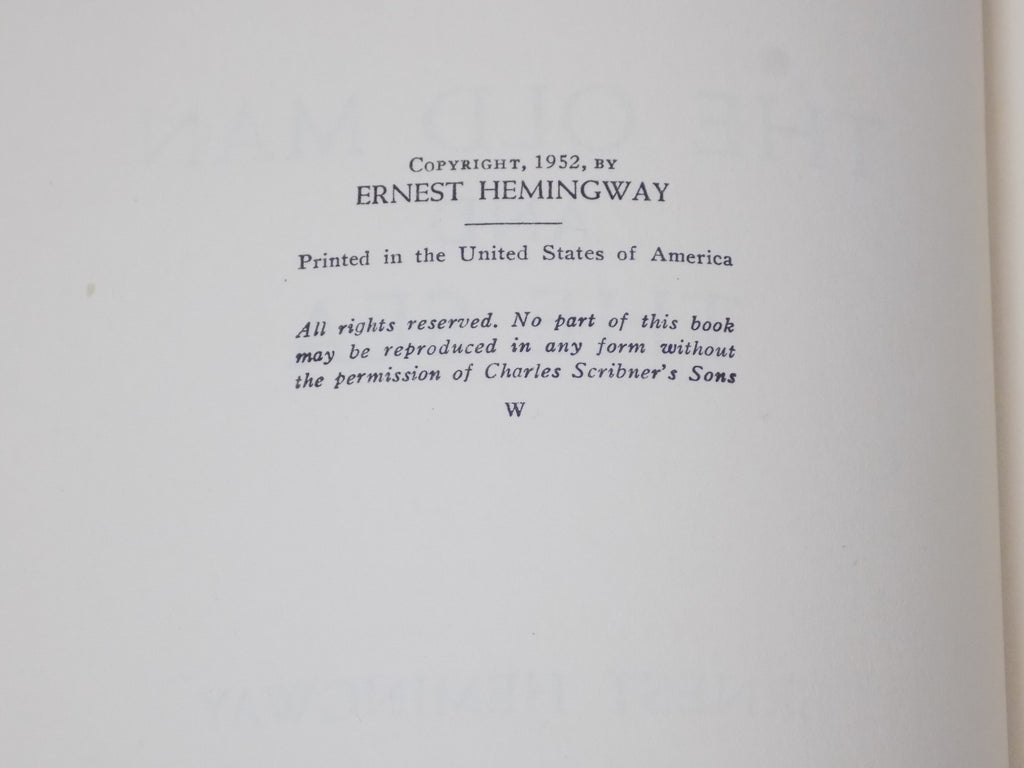 The Old Man and The Sea by Ernest Hemingway | 1952 | B.C.E.