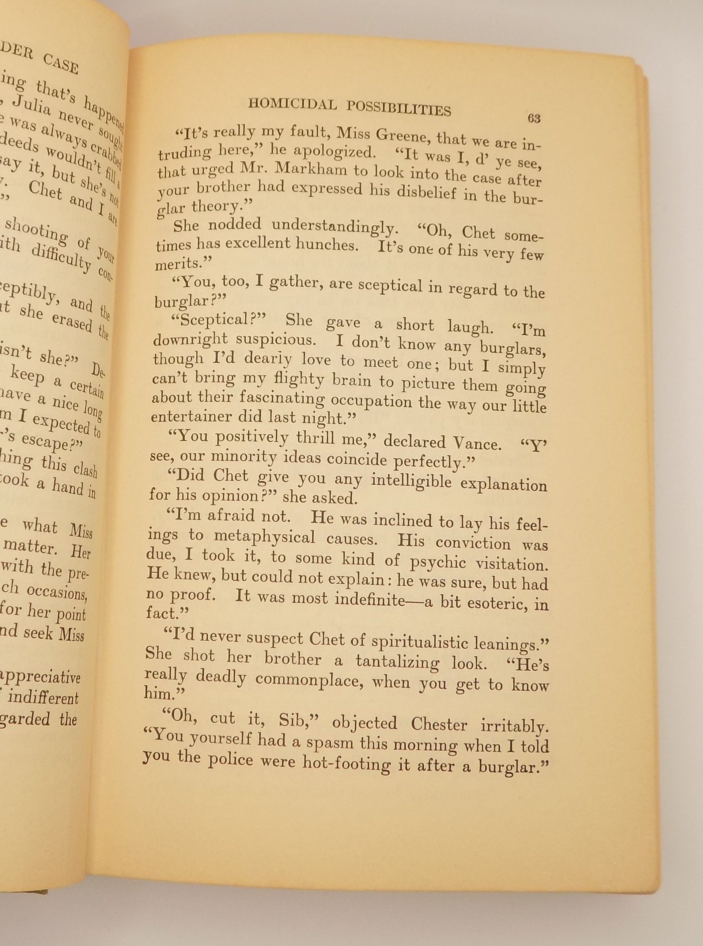 The Greene Murder Case by S.S. Van Dine | 1928, P.F. Collier & Son, Hardcover