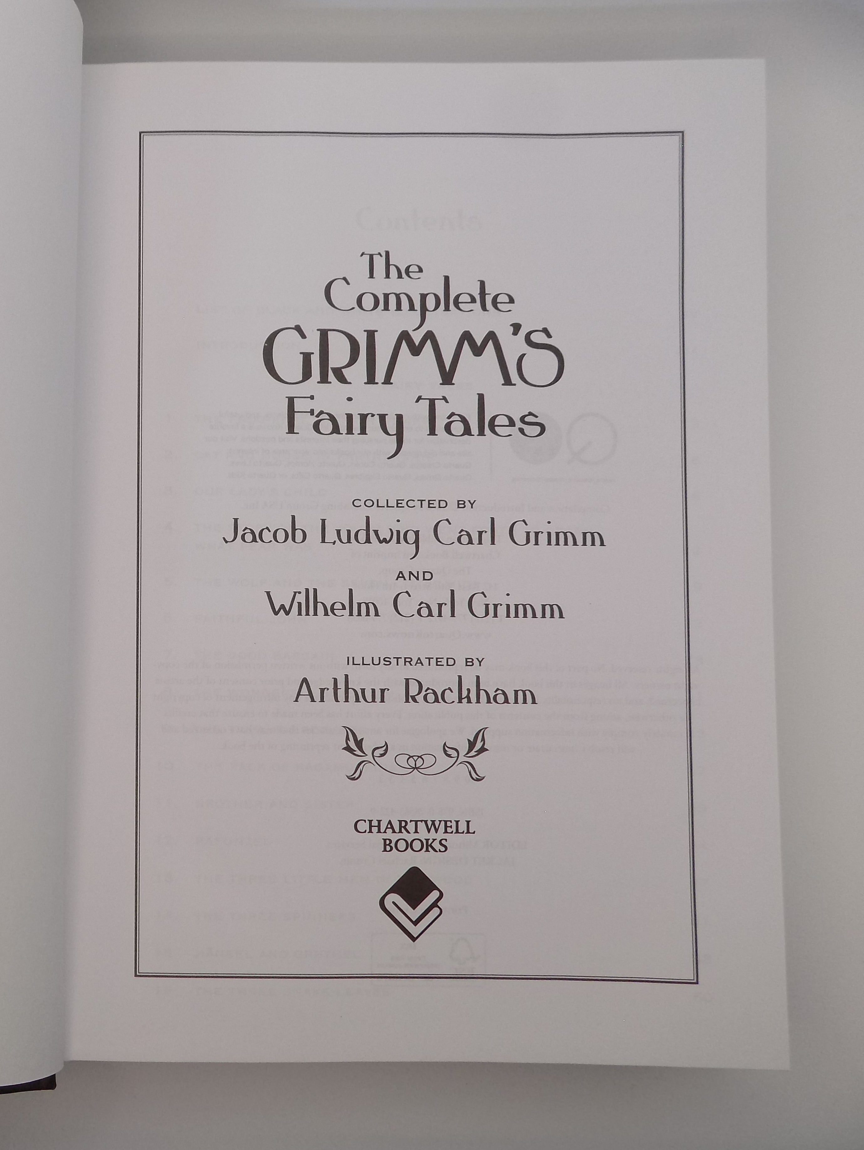 The Complete Grimm's Fairy Tales | Illustrated by Arthur Rackham