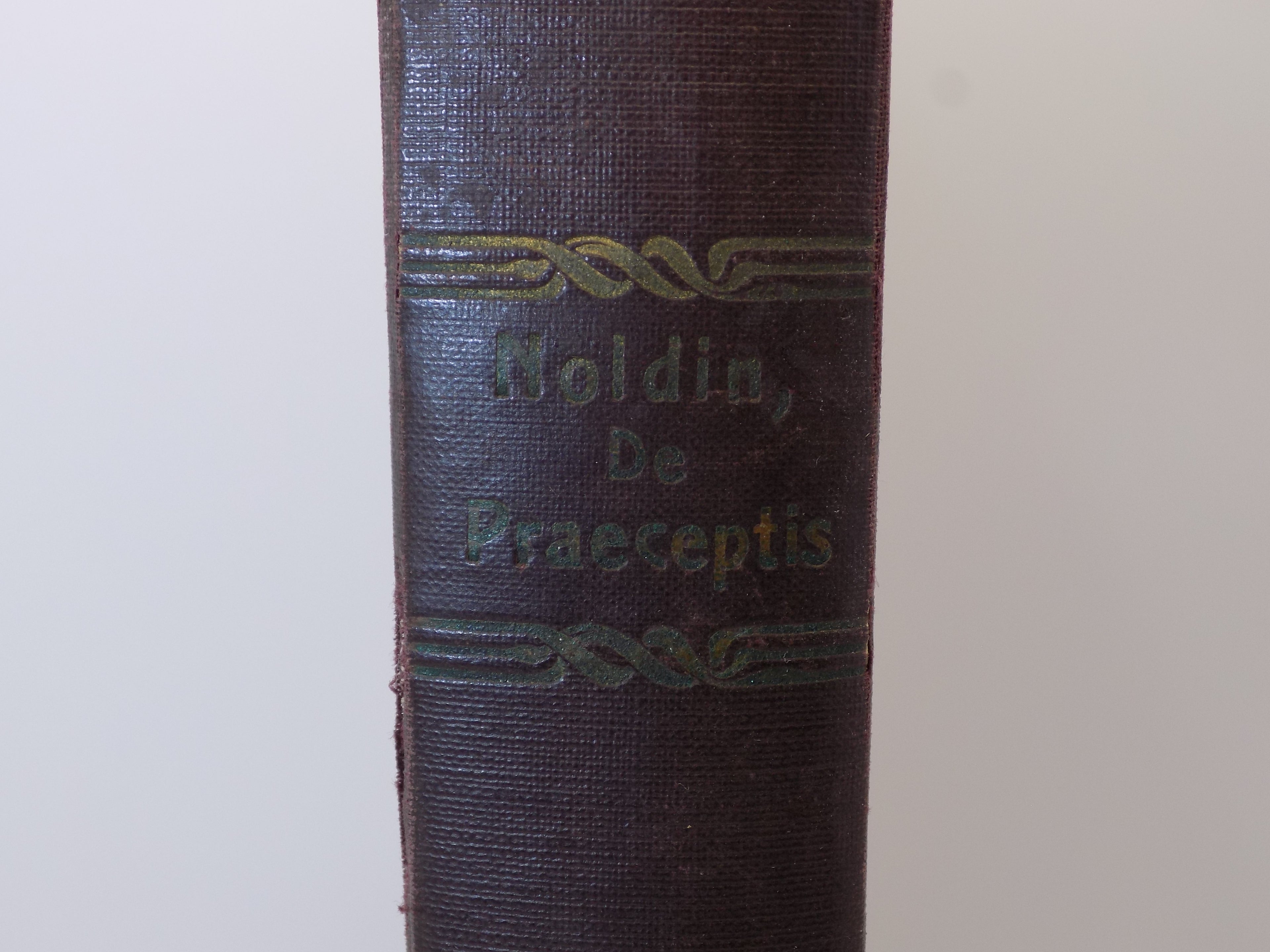 De Praeceptis (On the Precepts) by Hieronymus Noldin, S.J. | Latin Text, 1926