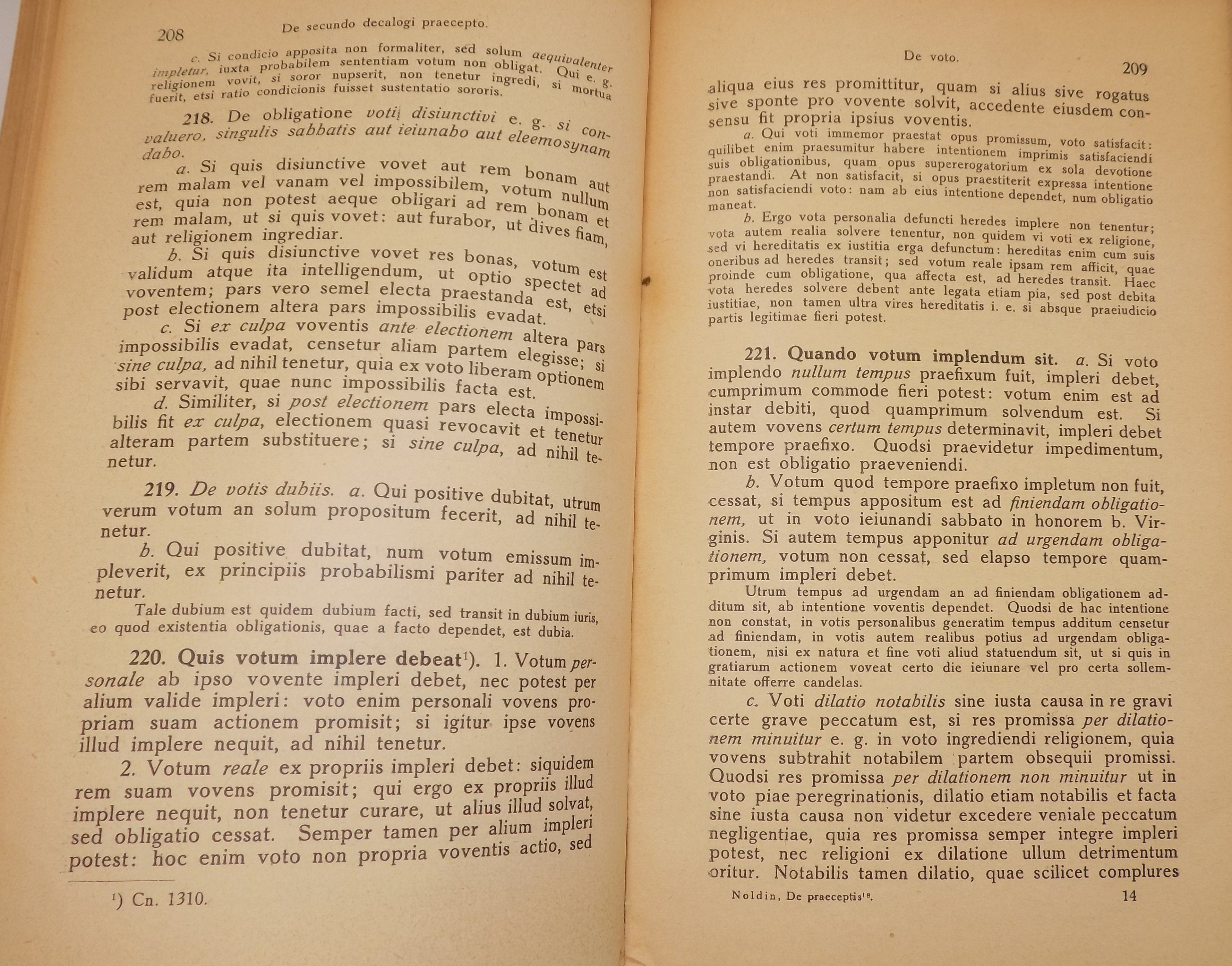 De Praeceptis (On the Precepts) by Hieronymus Noldin, S.J. | Latin Text, 1926