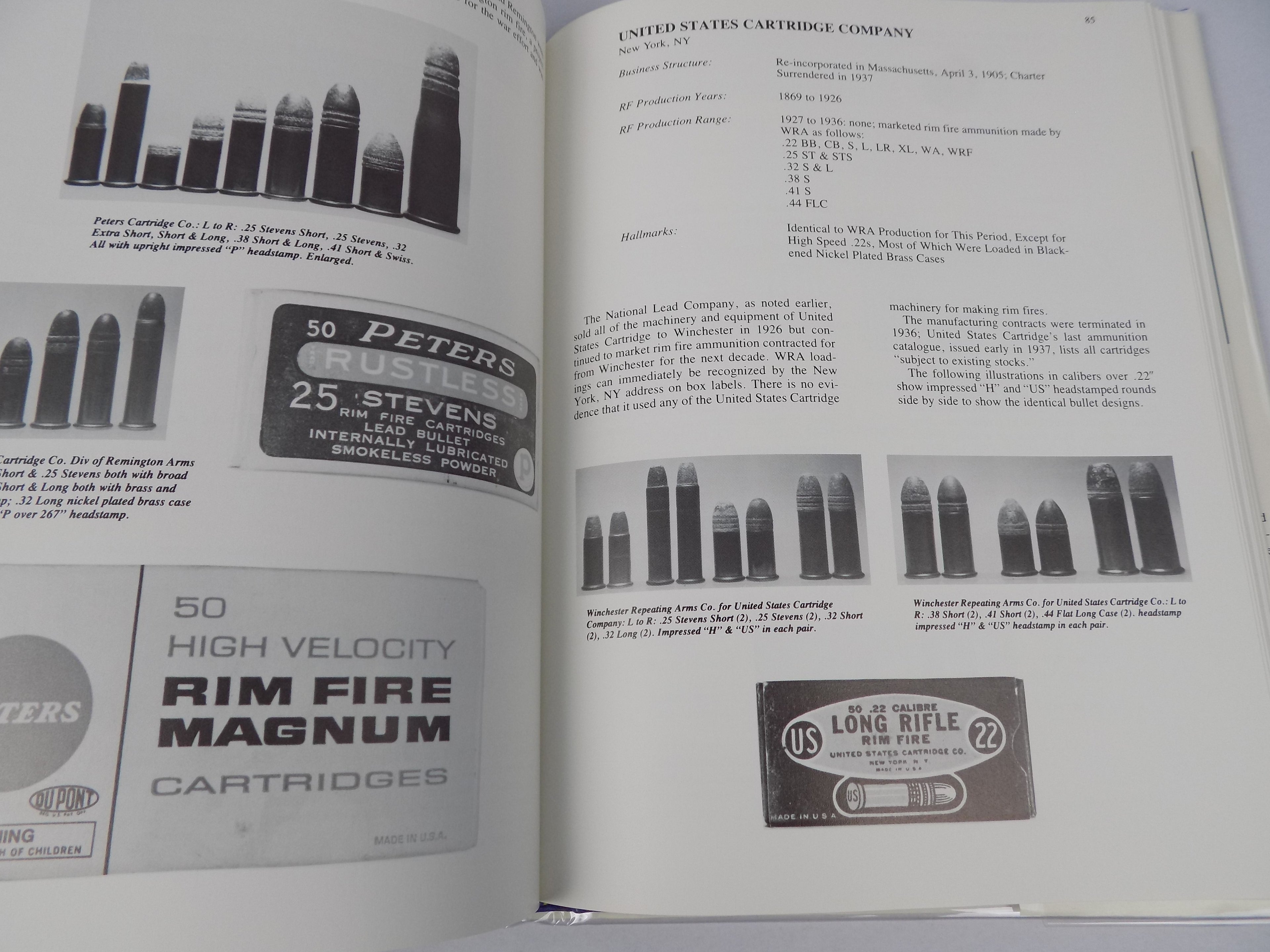The Rimfire Cartridge in the United States & Canada  1857 to 1984 | Signed & First Edition
