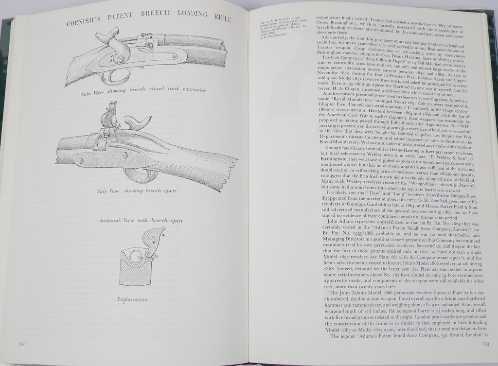 Adams' Revolvers by W.H.J. Chamberlain & A.W.F. Taylerson | 1976, First Edition