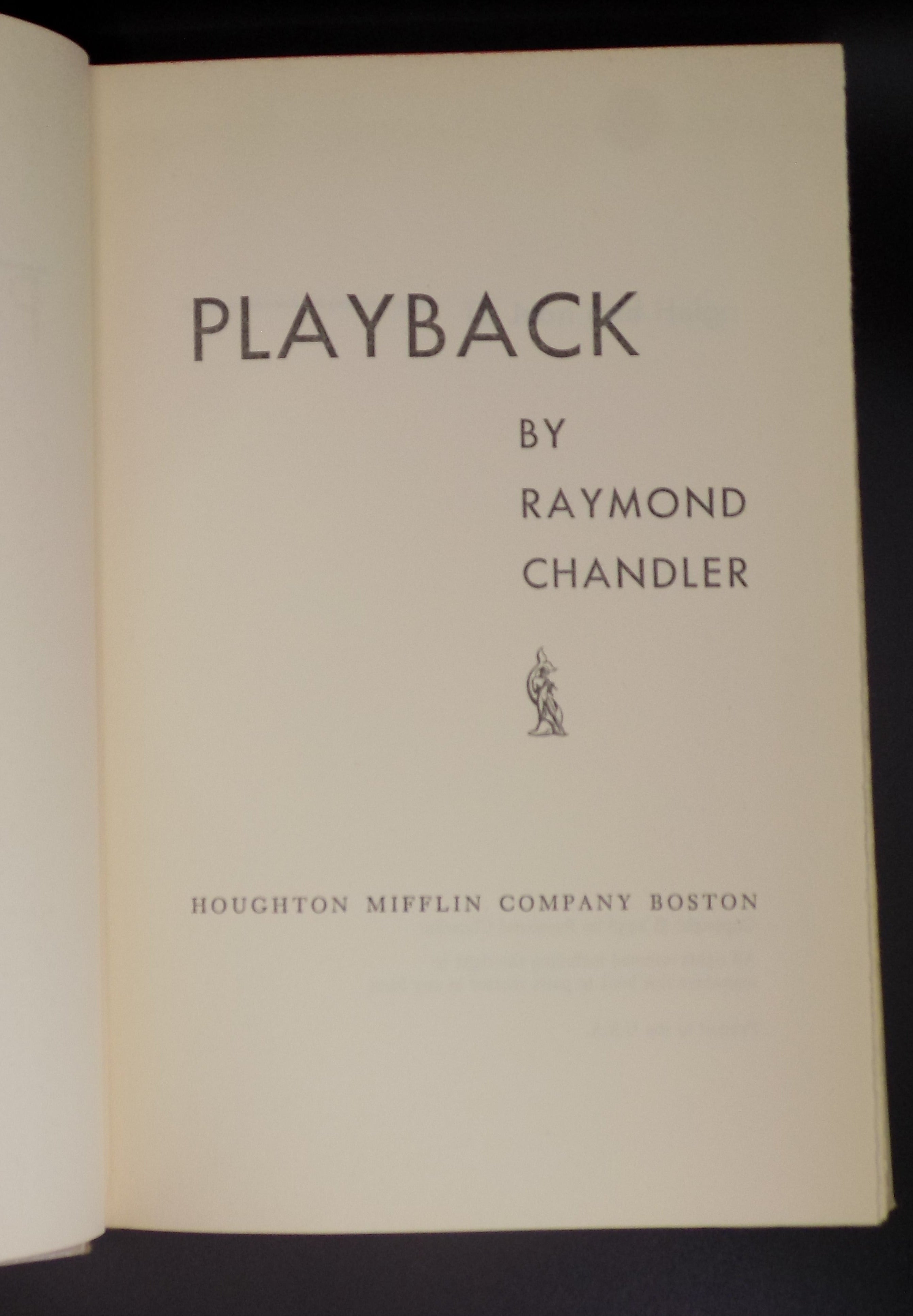 Playback by Raymond Chandler | Philip Marlow| 1958, B.C.E.