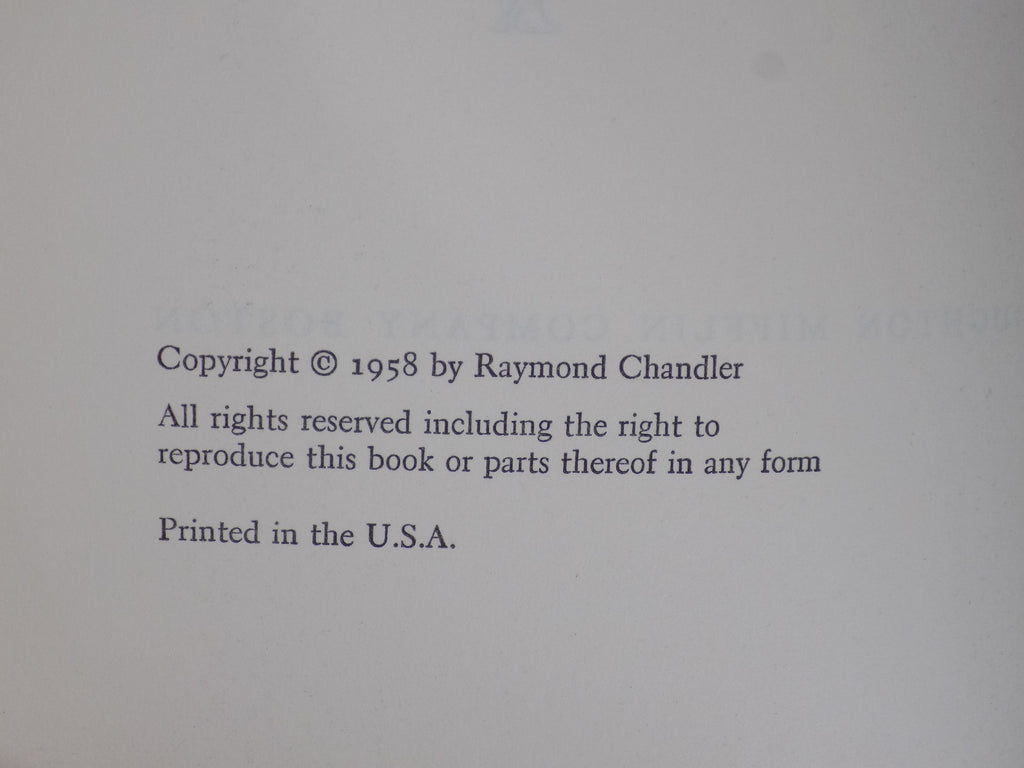 Playback by Raymond Chandler | Philip Marlow| 1958, B.C.E.