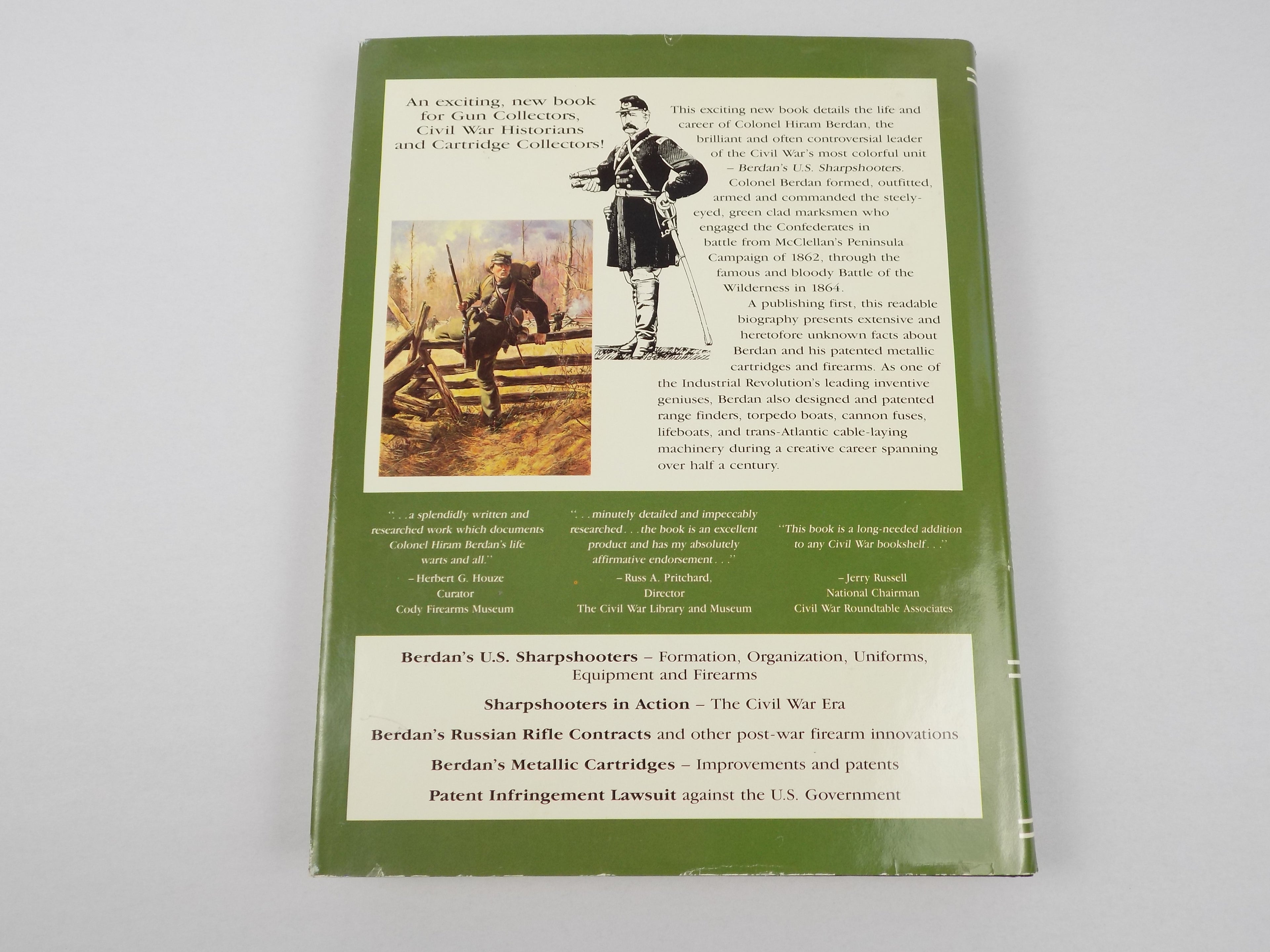 Civil War Chief of Sharpshooters, Hiram Berdan by Roy Marcot | Signed!