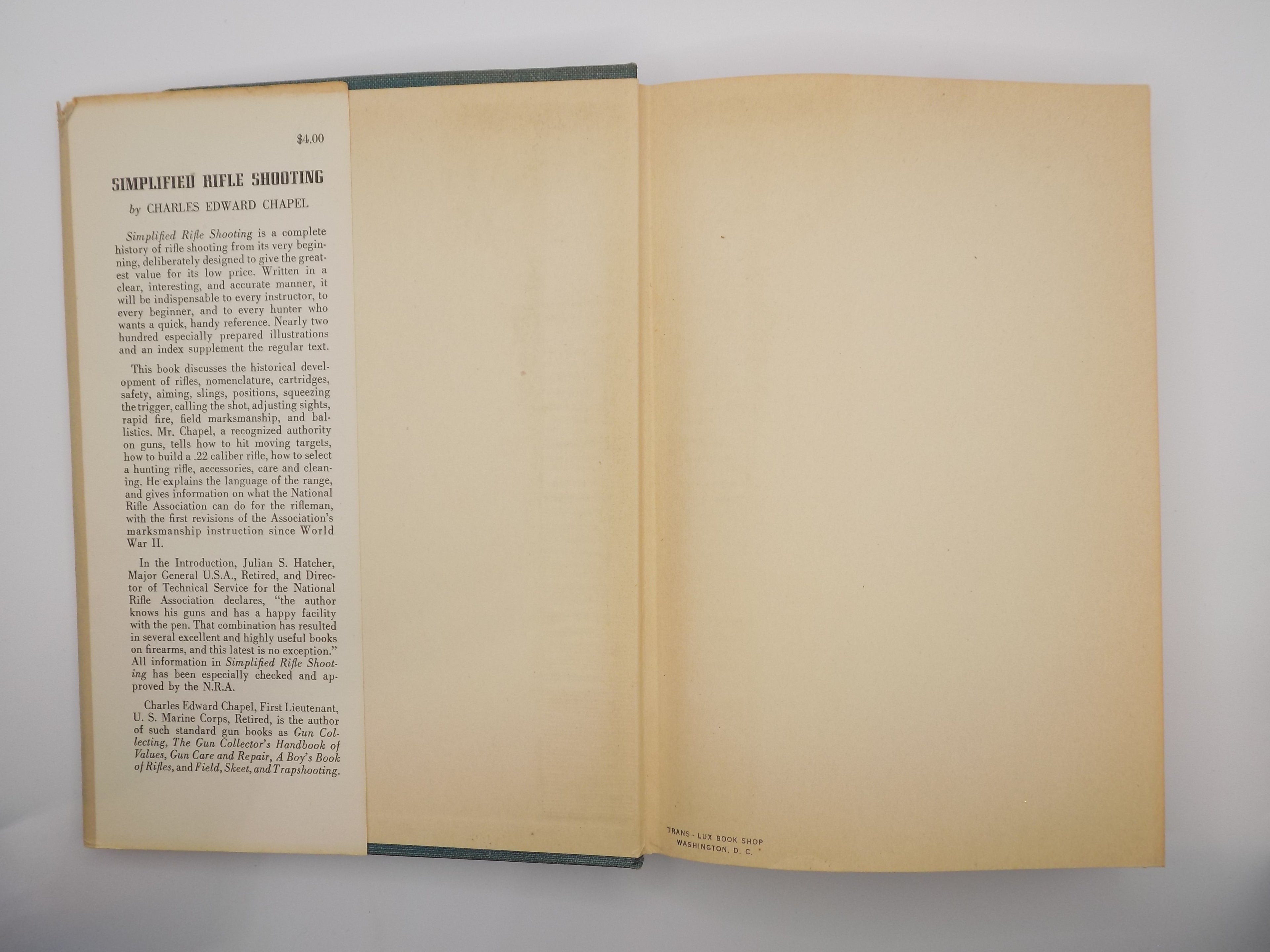 Simplified Rifle Shooting by Charles Edward Chapel | 1950, Colonial Press