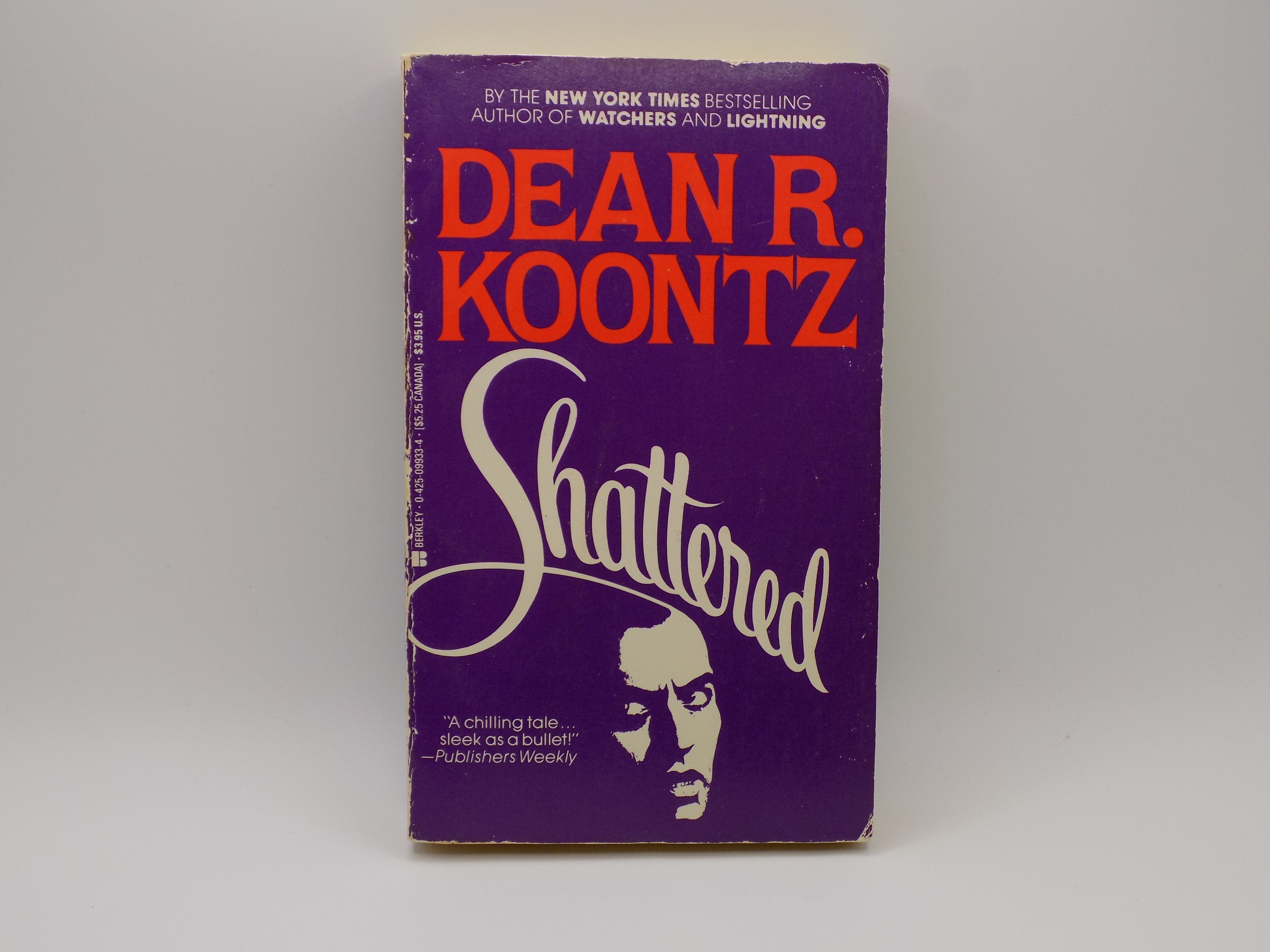 Shattered by Dean R. Koontz | Berkley Edition, 1985