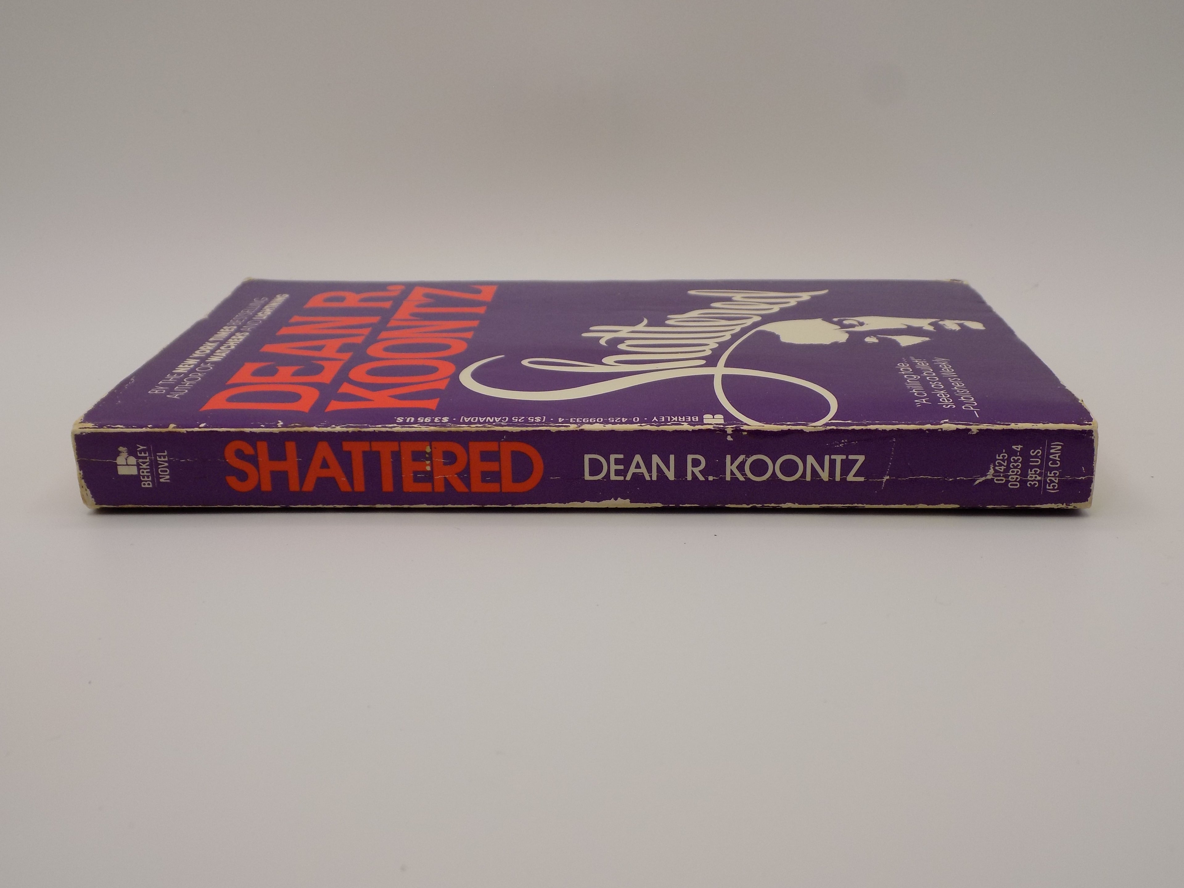 Shattered by Dean R. Koontz | Berkley Edition, 1985