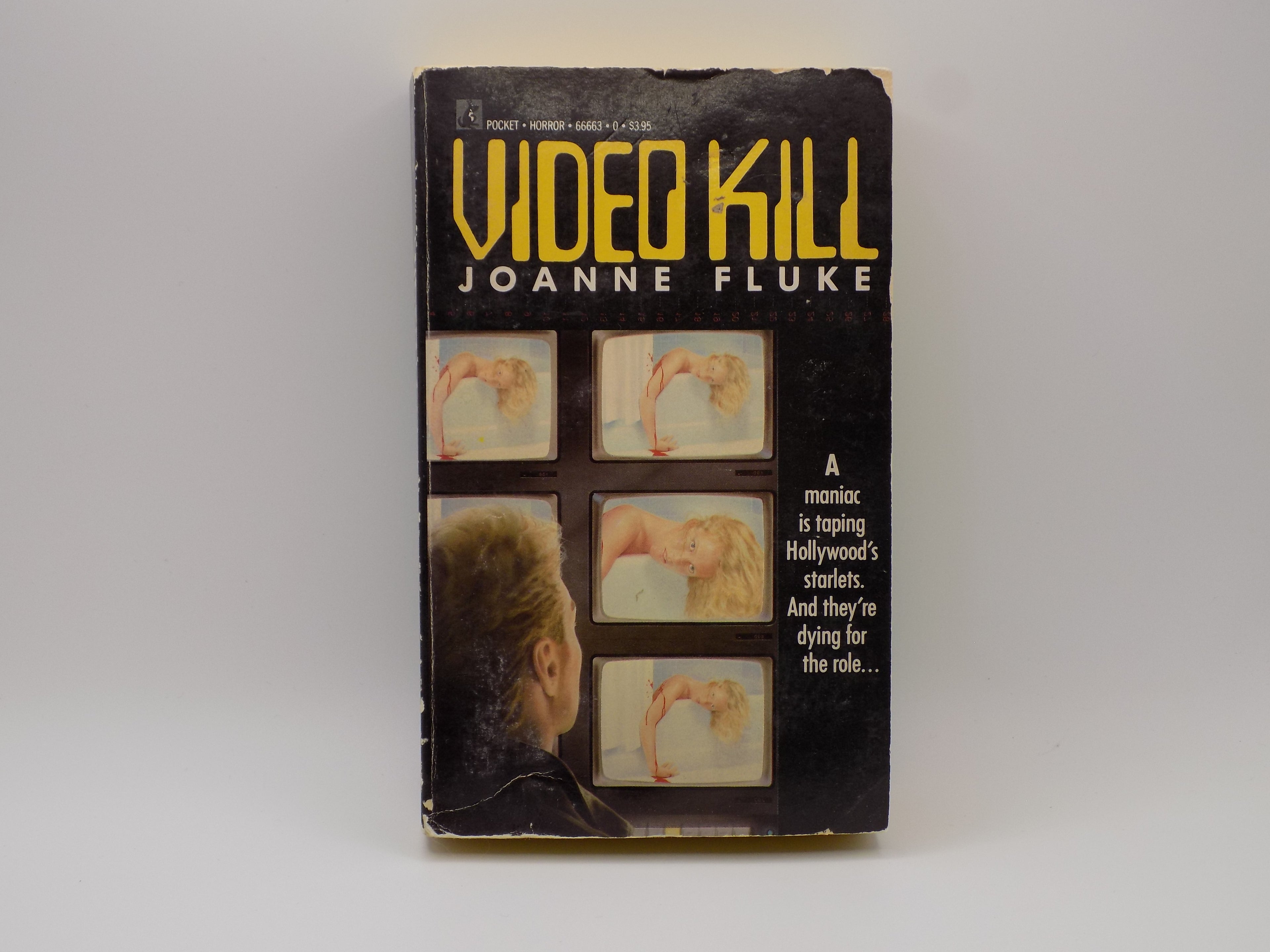 Video Kill by Joanne Fluke | 1st Pocket Horror Printing 1989