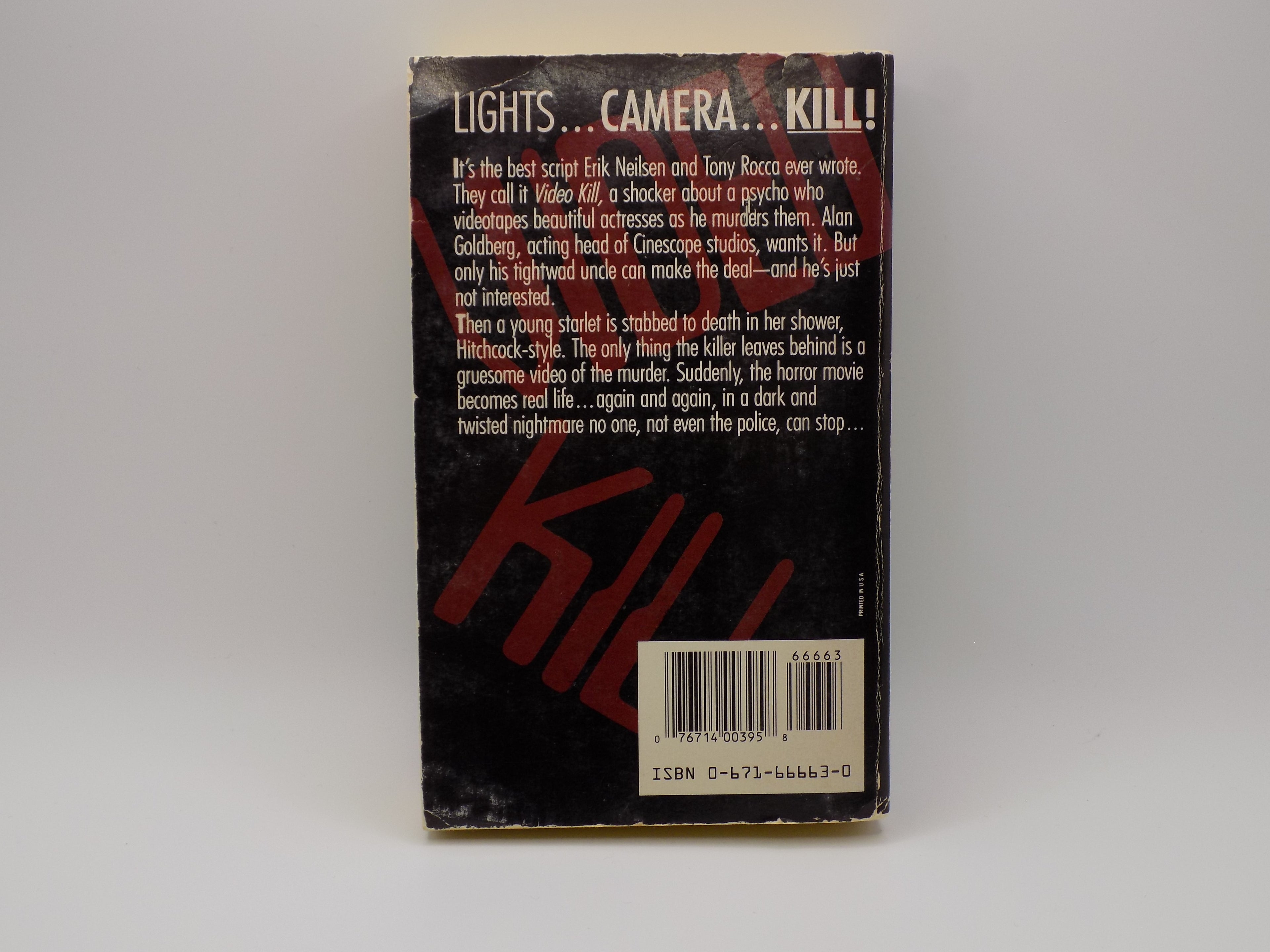 Video Kill by Joanne Fluke | 1st Pocket Horror Printing 1989
