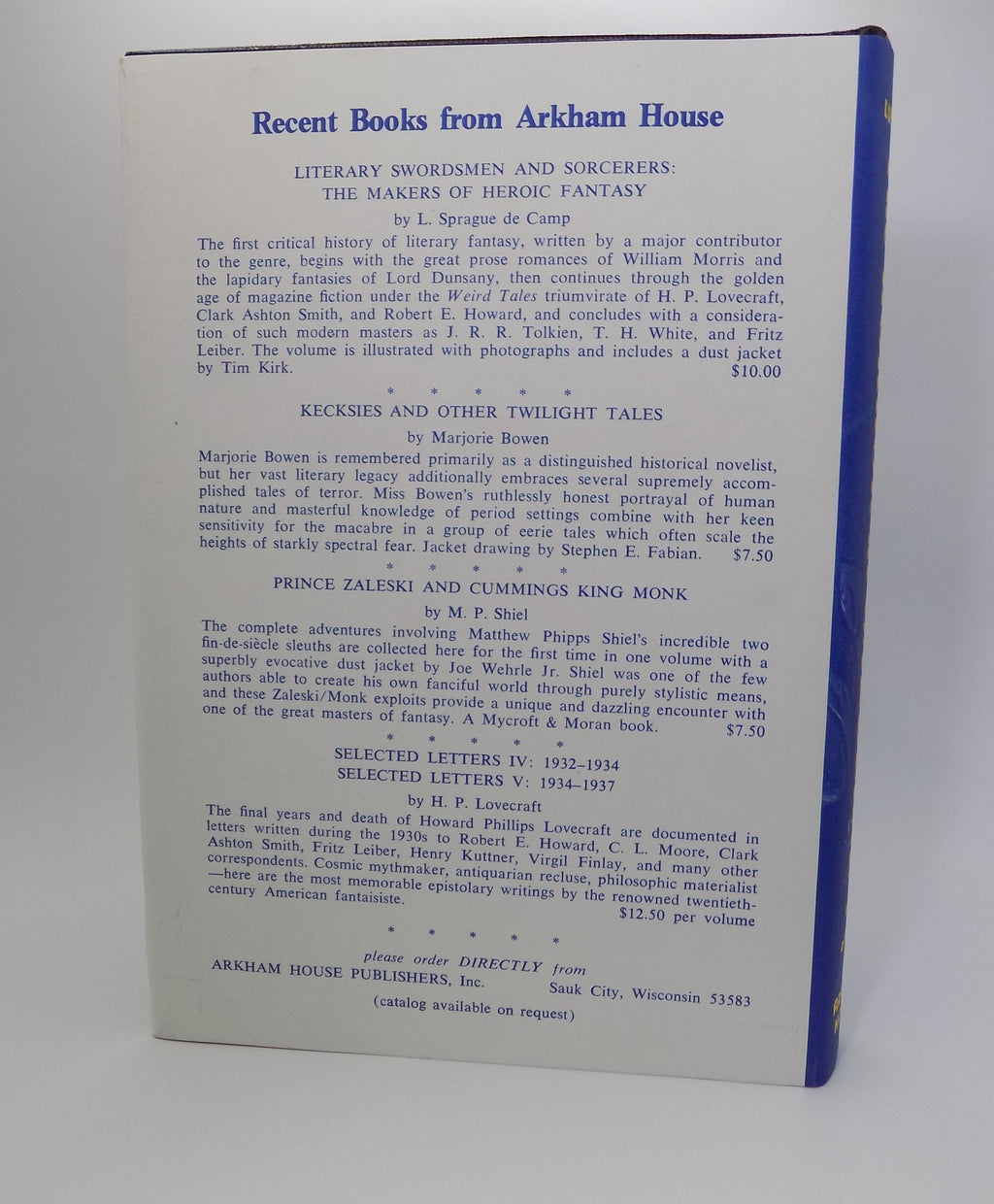 The Horror At Oakdeene And Others by Brian Lumley | Arkham House,  Fine/Fine