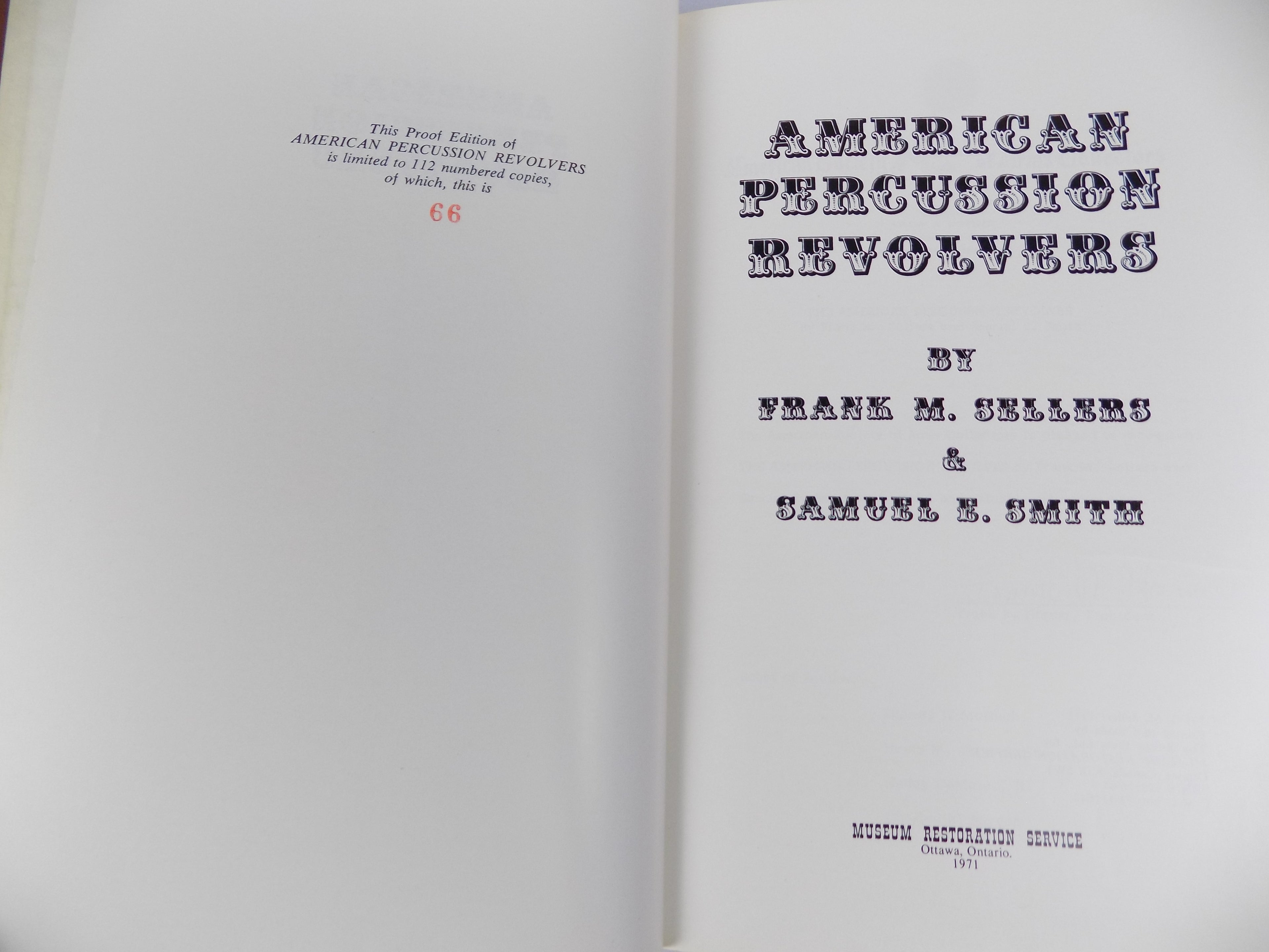 American Percussion Revolvers | Limited Proof Edition #66 of 112