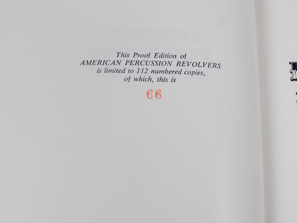 American Percussion Revolvers | Limited Proof Edition #66 of 112