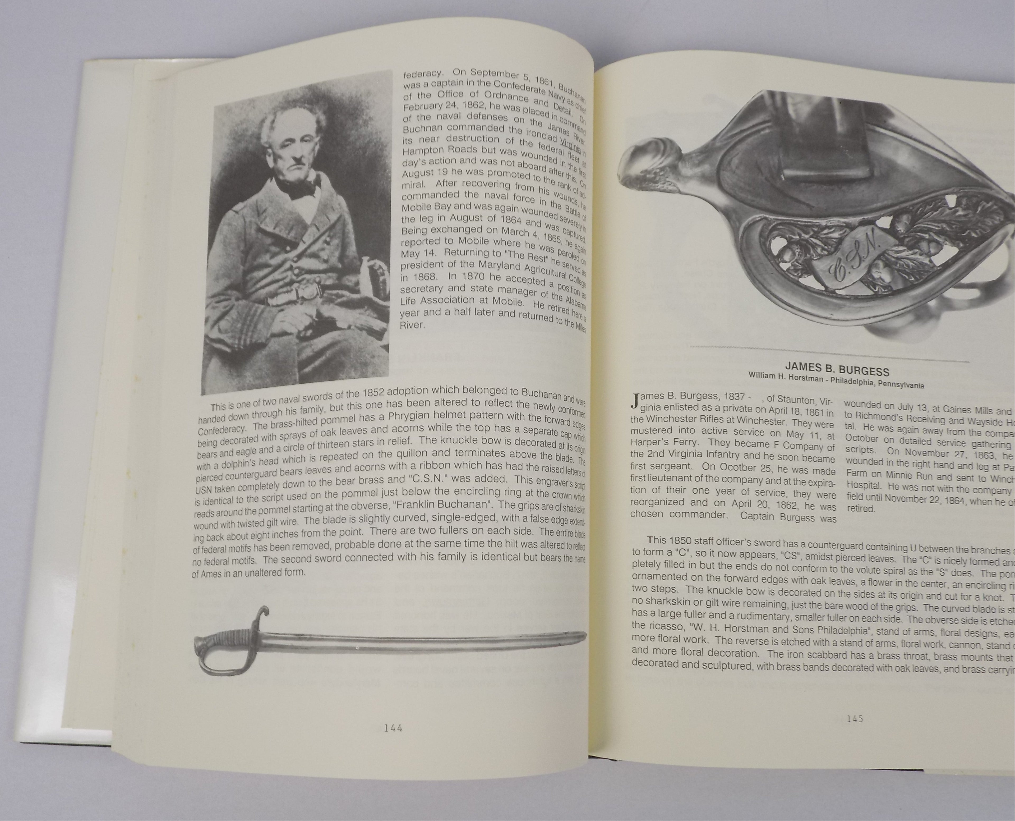 Confederate Presentation & Inscribed Swords & Revolvers by Daniel D. Hartzler | Olde Soldiers Books, Inc., 1988
