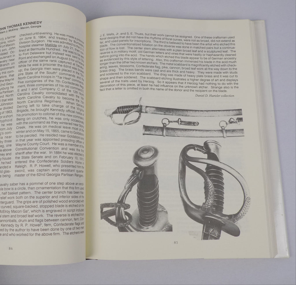 Confederate Presentation & Inscribed Swords & Revolvers by Daniel D. Hartzler | Olde Soldiers Books, Inc., 1988