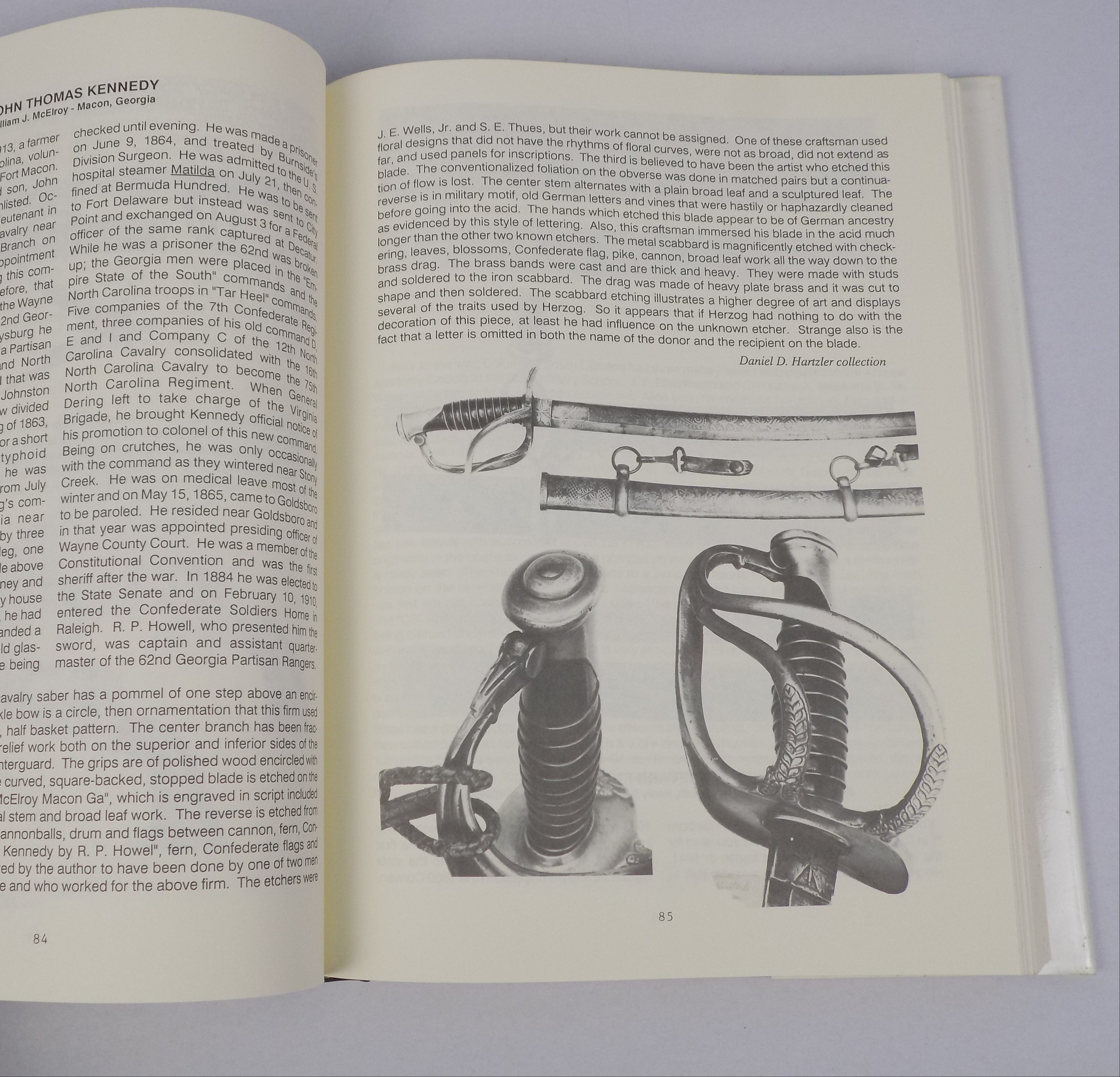 Confederate Presentation & Inscribed Swords & Revolvers by Daniel D. Hartzler | Olde Soldiers Books, Inc., 1988