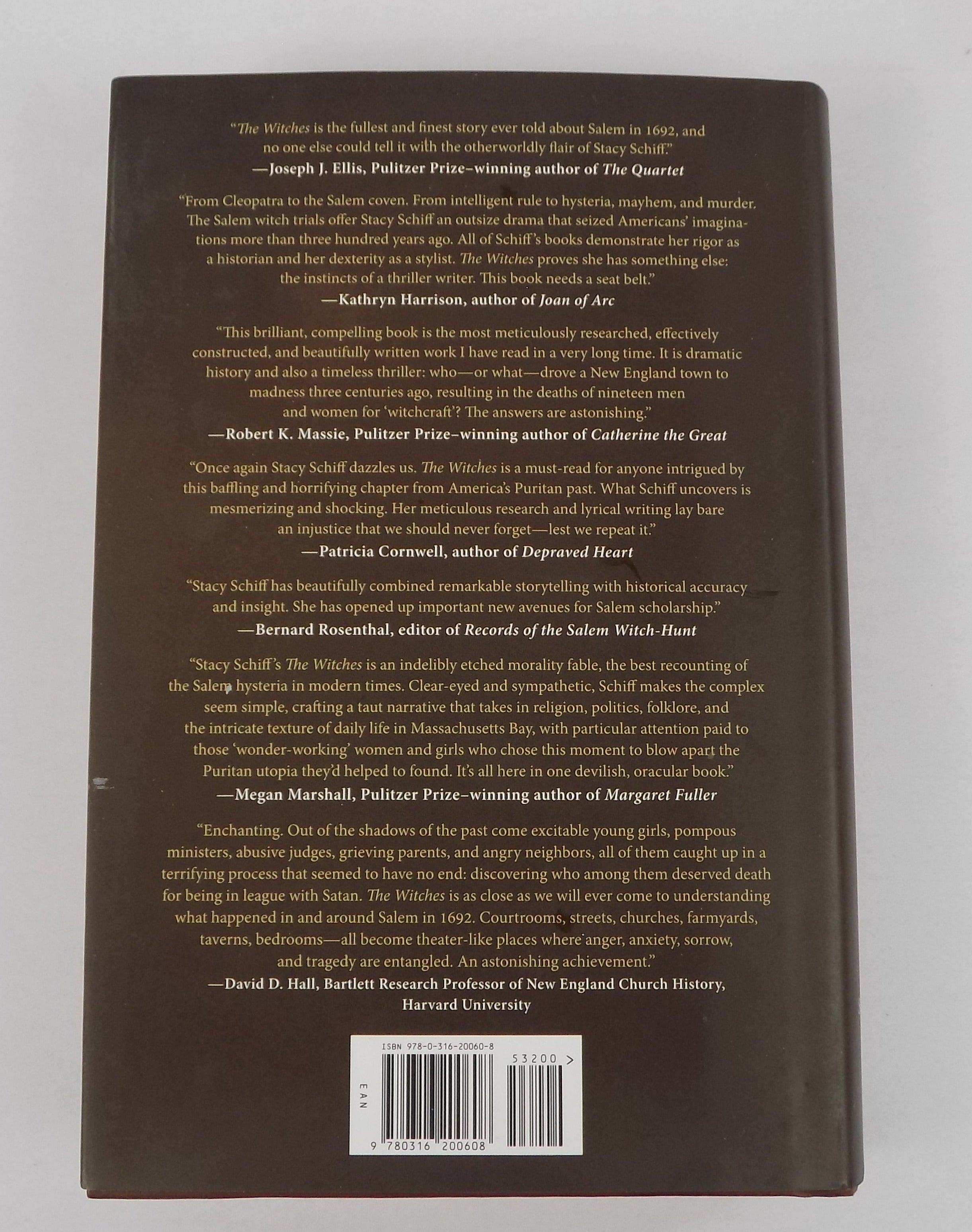 The Witches Salem, 1692 by Stacy Schiff | First Edition, 2015