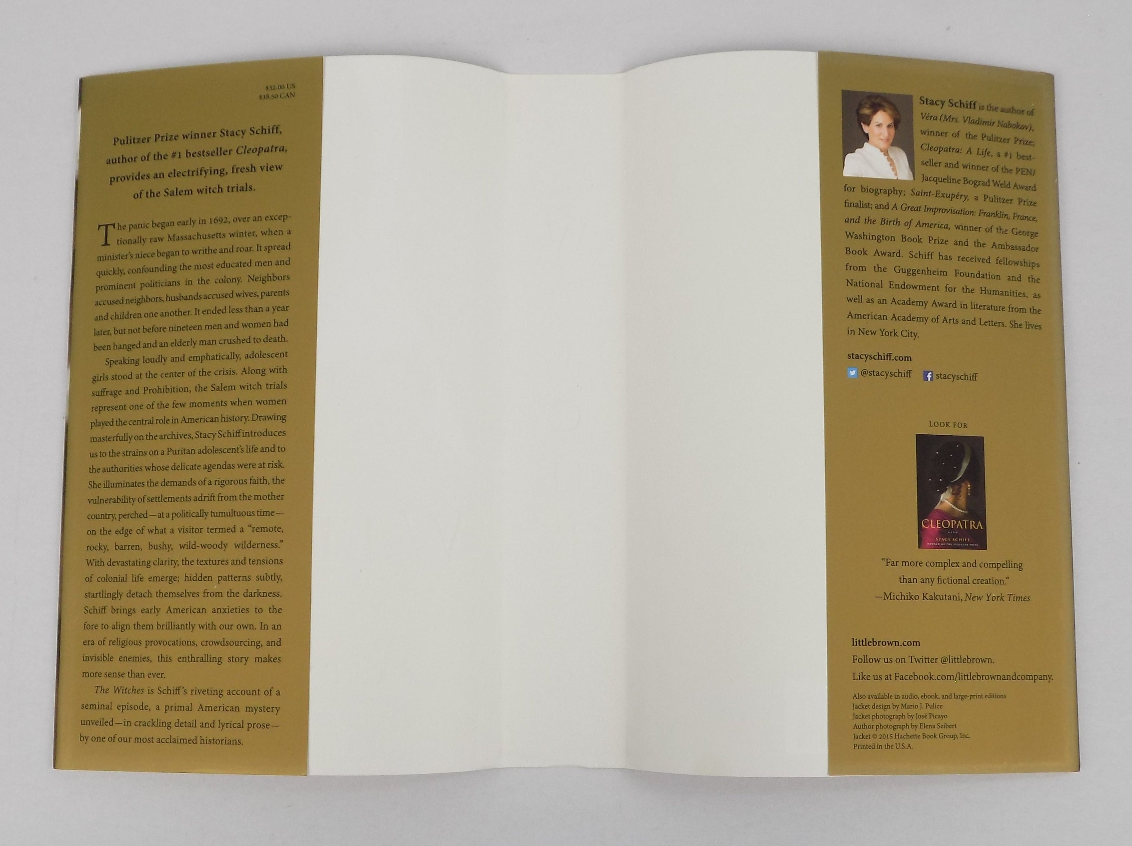 The Witches Salem, 1692 by Stacy Schiff | First Edition, 2015