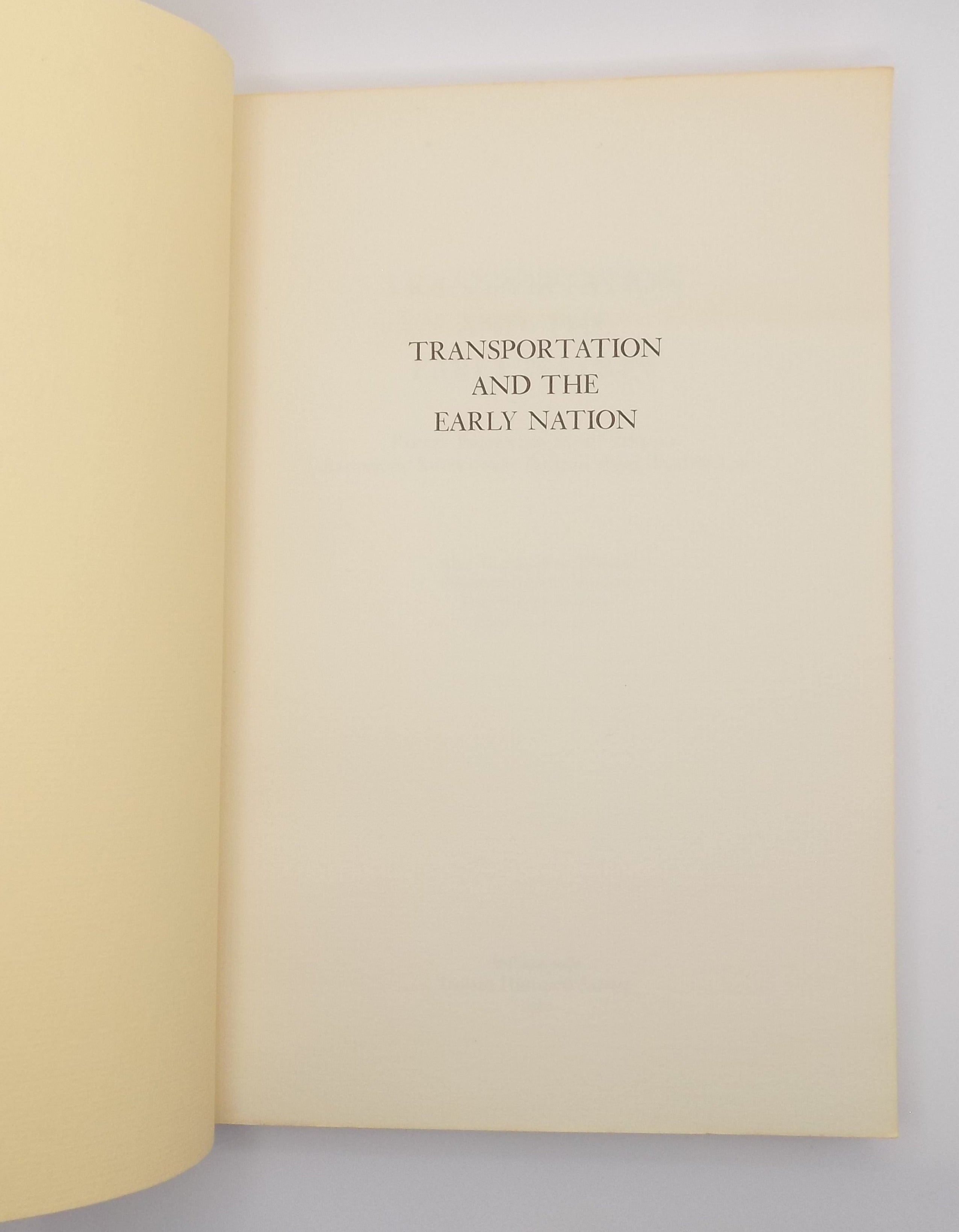 Transportation and the Early Nation | Indiana Historical Society, 1982