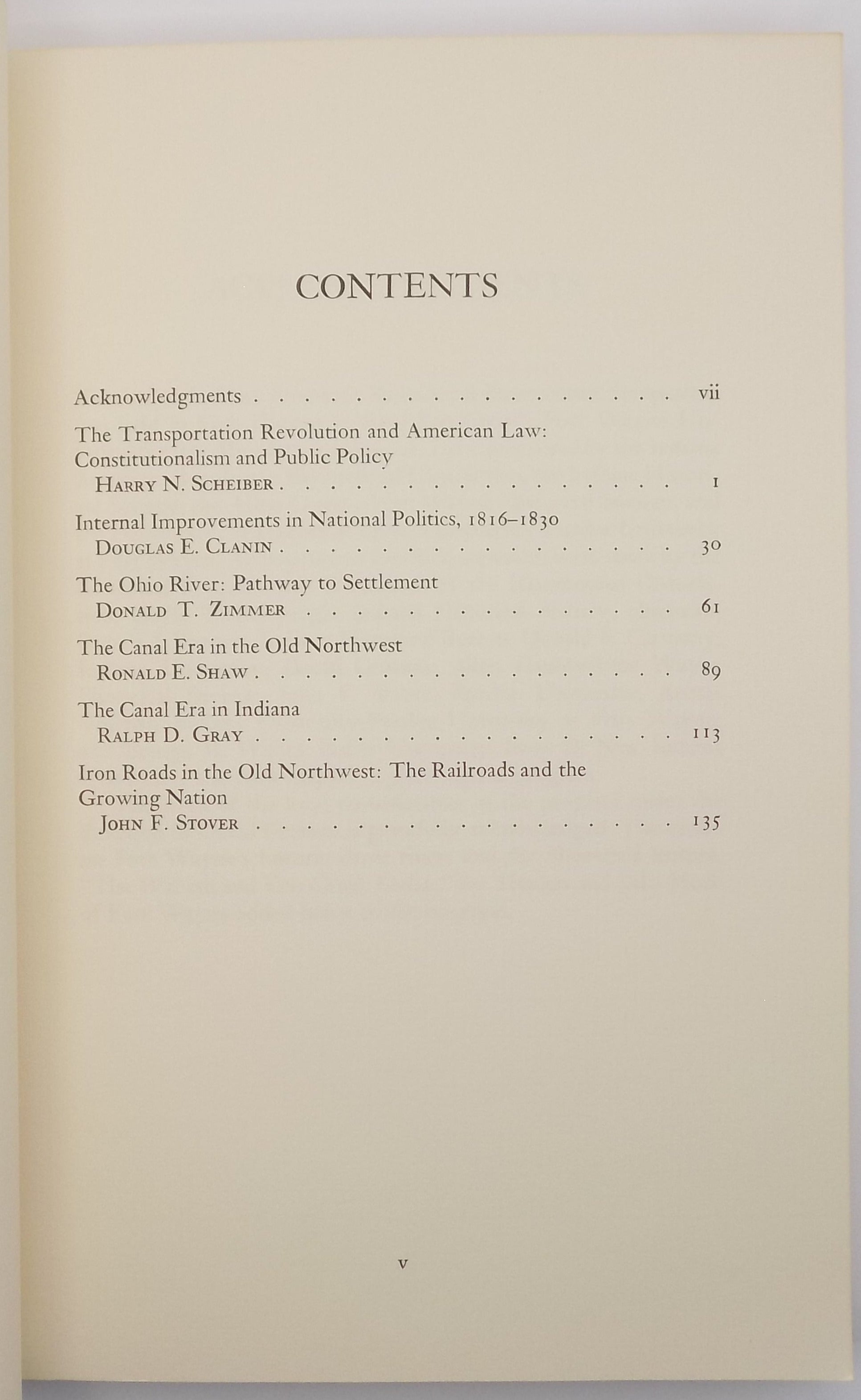 Transportation and the Early Nation | Indiana Historical Society, 1982