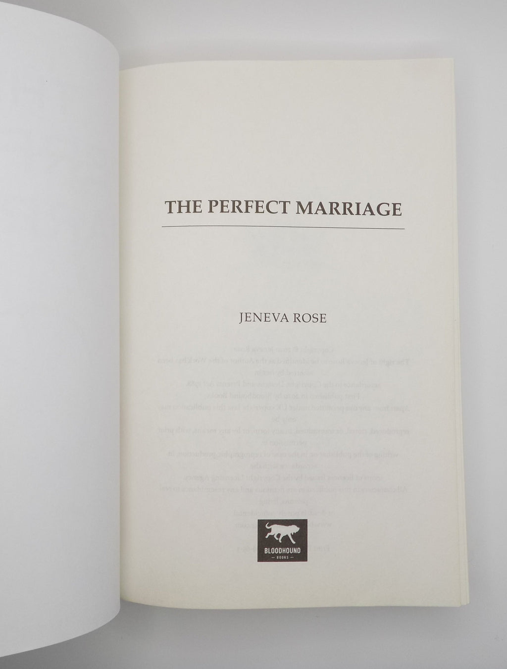 The Perfect Marriage by Jeneva Rose | 2020, Paperback