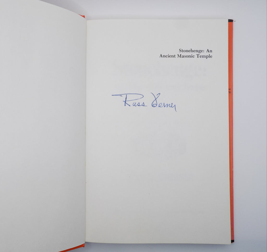 Stonehenge: An Ancient Masonic Temple by Russell Herner | SIGNED!