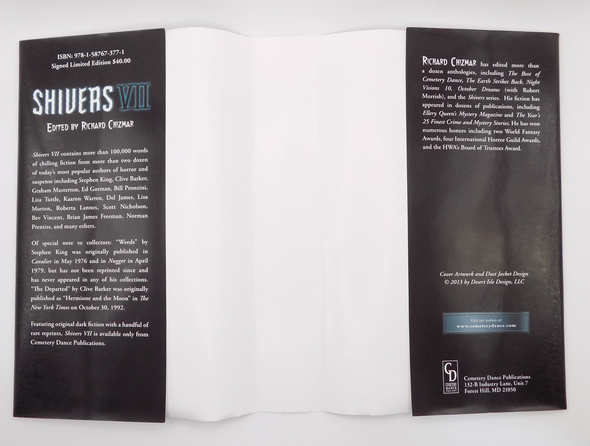 Shivers VII by Richard Chizmar [Signed Limited 1st Edition] Cemetery Dance, 2013