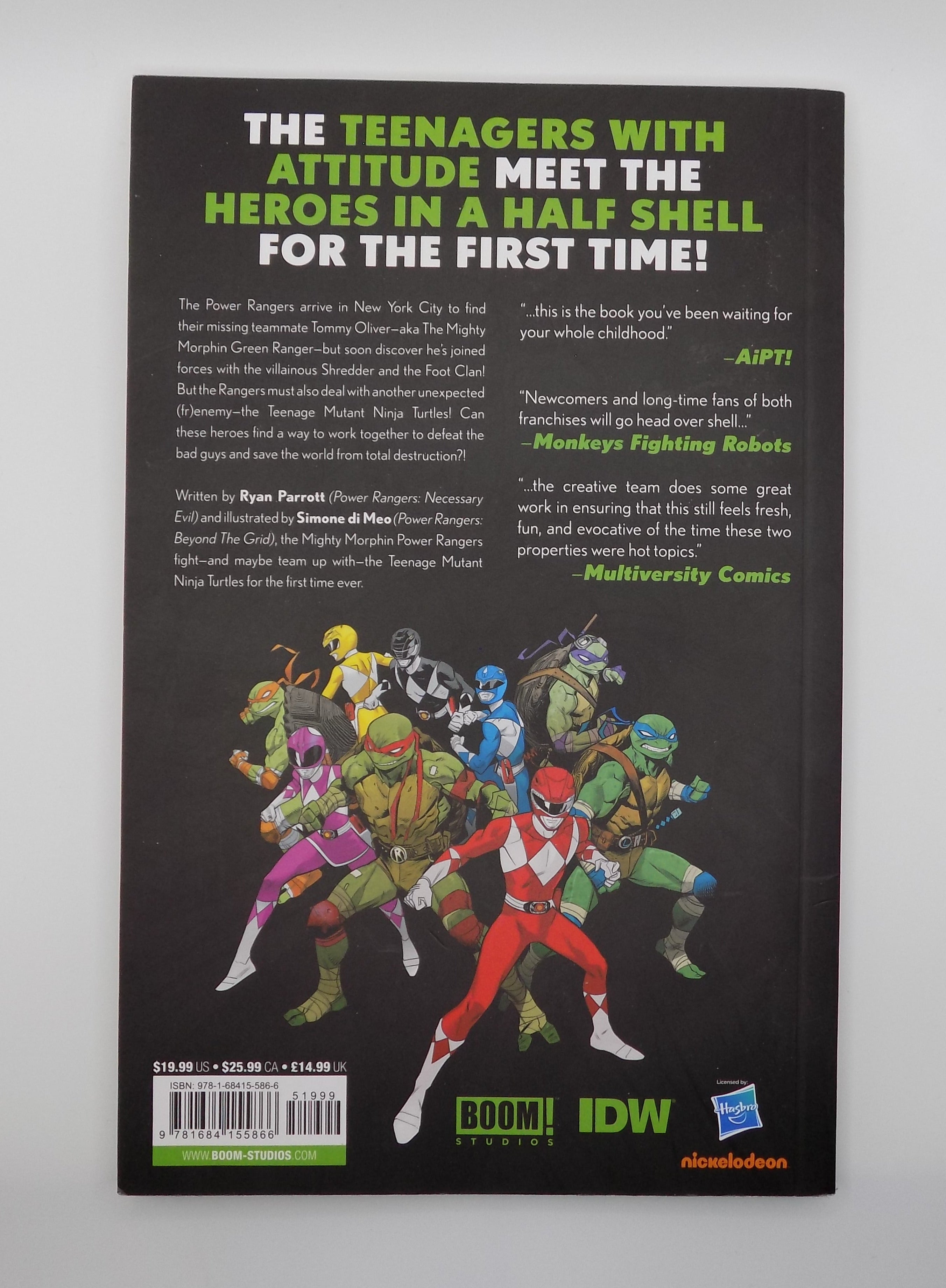 Mighty Morphin Power Rangers / Teenage Mutant Ninja Turtles | Ryan Parrott | BOOM! Studios 2020 | Trade Paperback