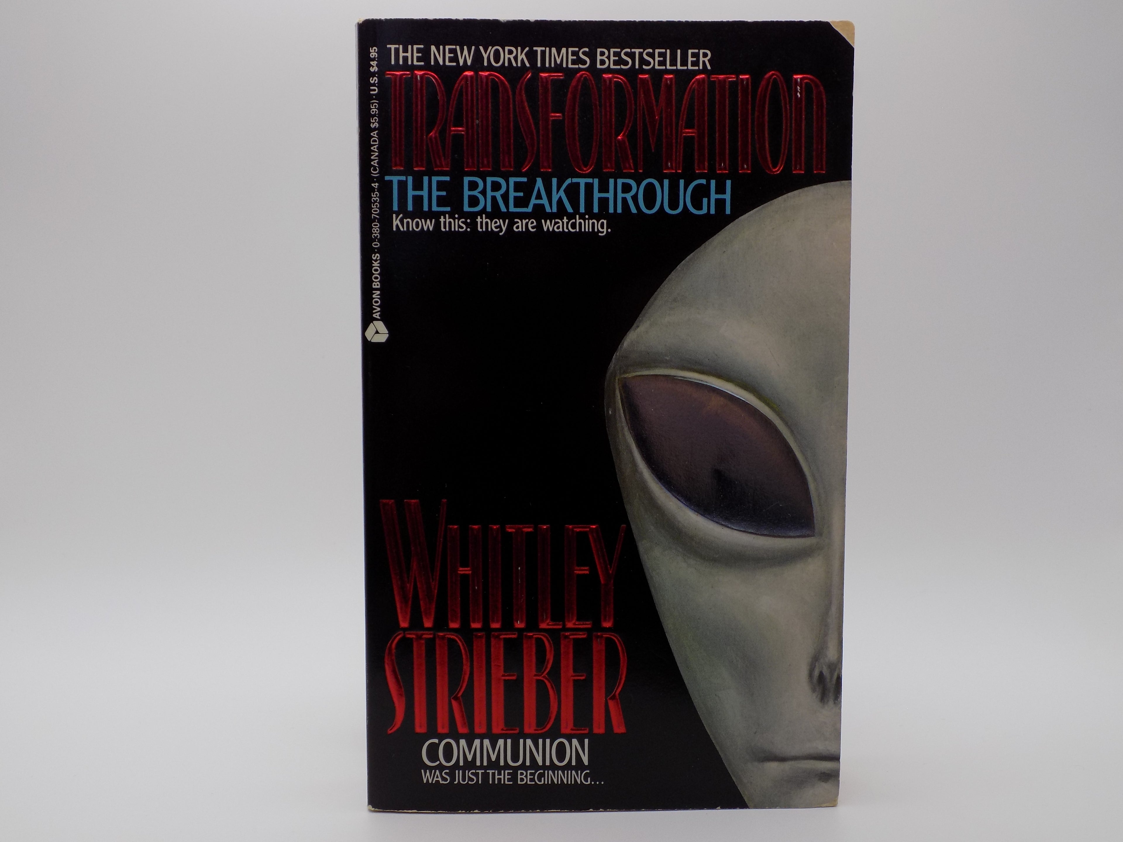 Transformation The Breakthrough by Whitley Strieber | 1989