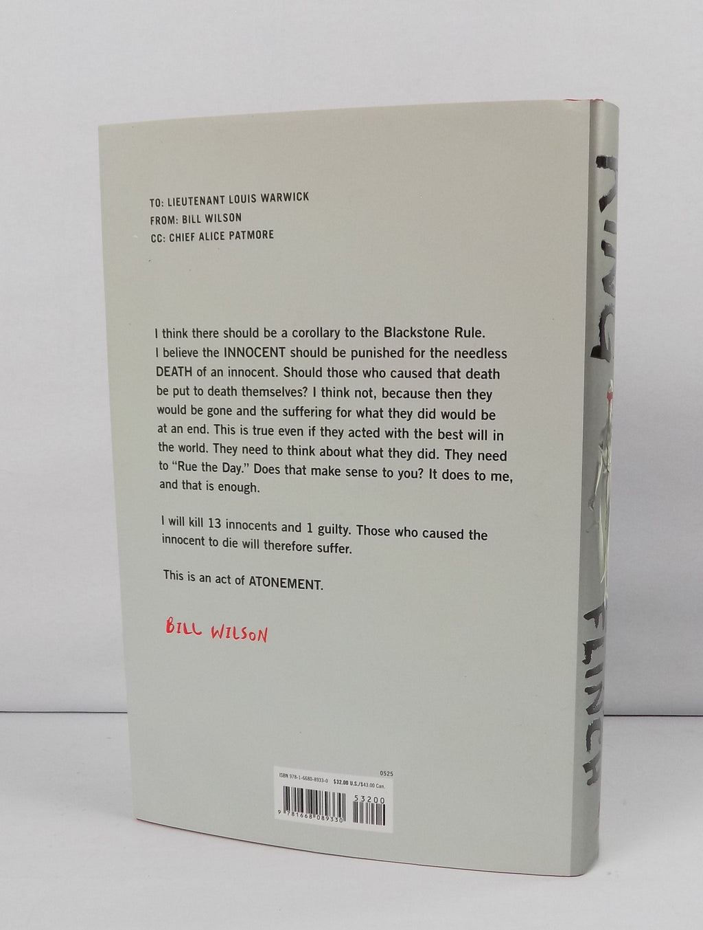 Never Flinch by Stephen King · First Edition · Scribner · 2025