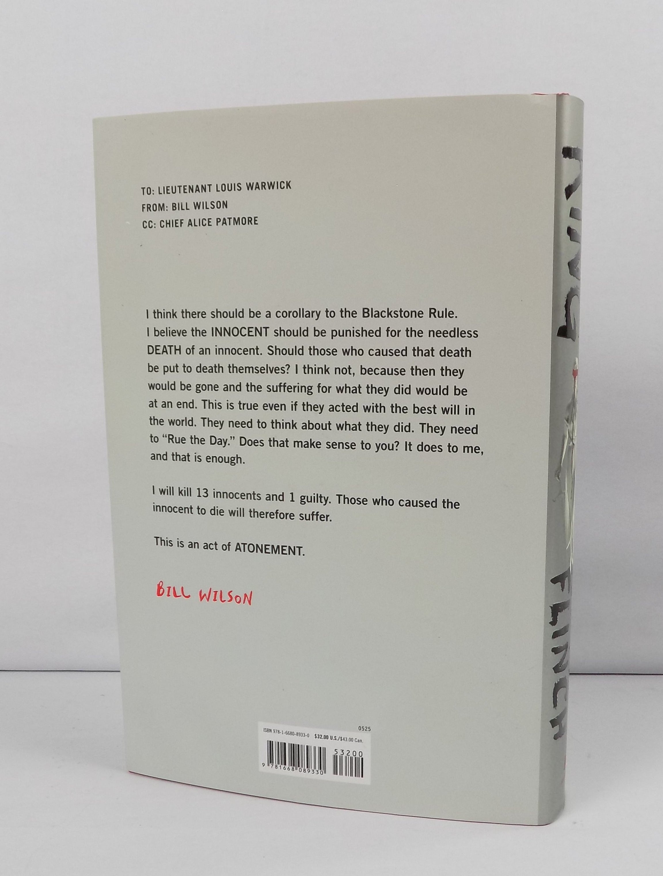 Never Flinch by Stephen King · First Edition · Scribner · 2025