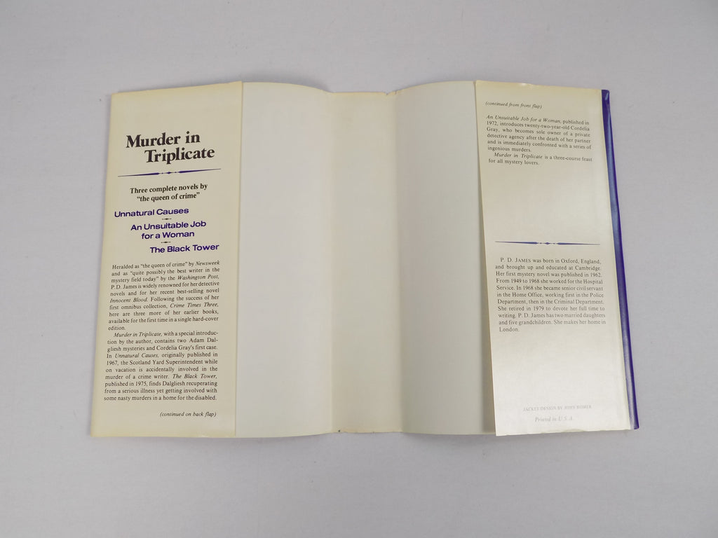 Murder in Triplicate by P. D. James · Macmillan Co. · 1982, B.C.E.