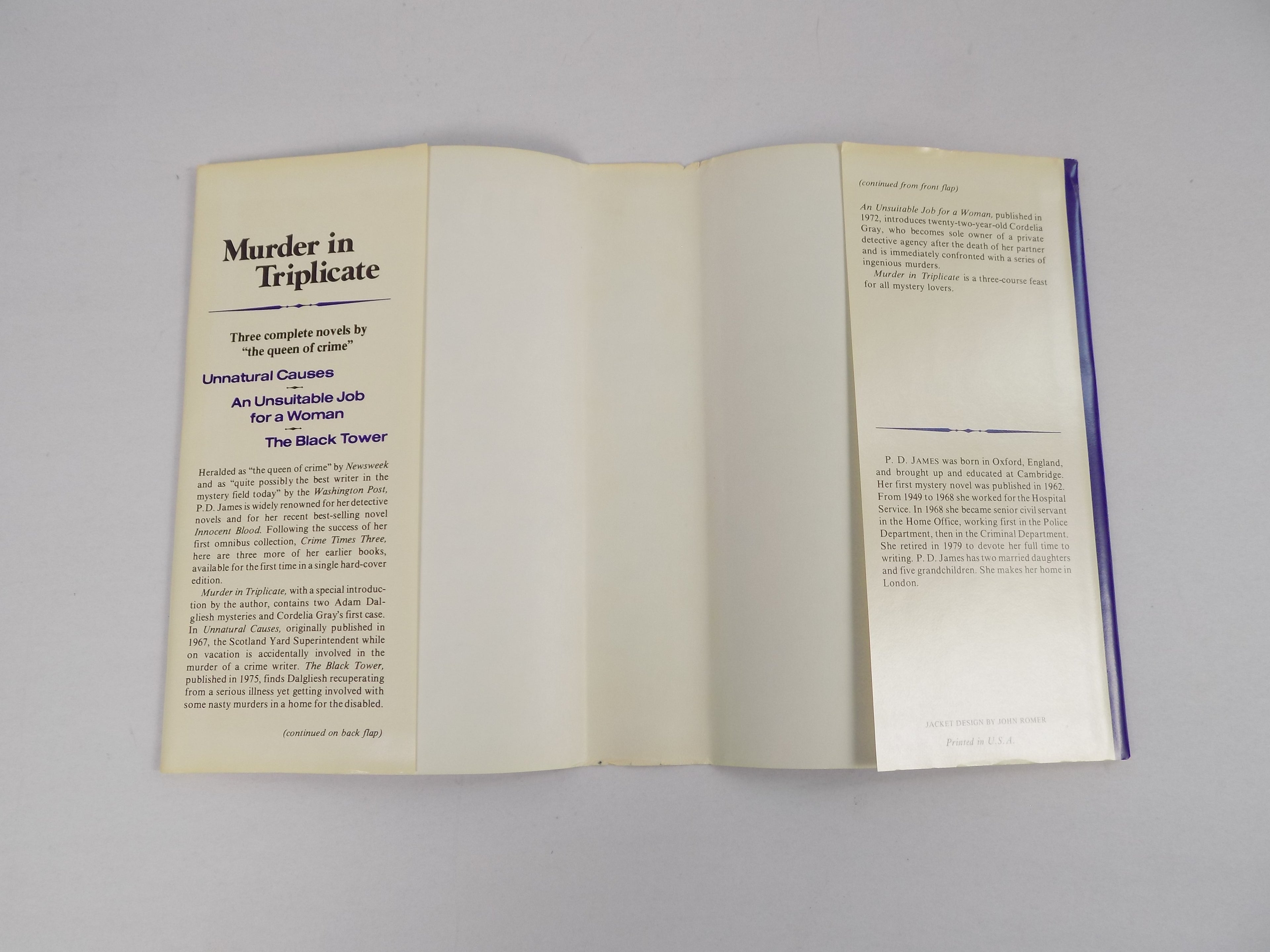 Murder in Triplicate by P. D. James · Macmillan Co. · 1982, B.C.E.