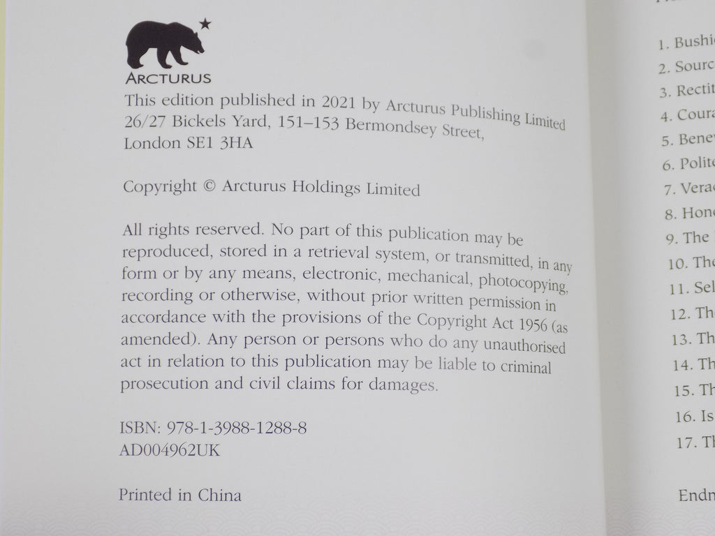 The Way of the Warrior · 3 Volume Set · Arcturus Books ·2021