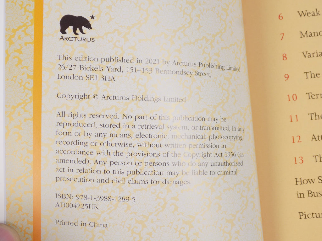 The Way of the Warrior · 3 Volume Set · Arcturus Books ·2021