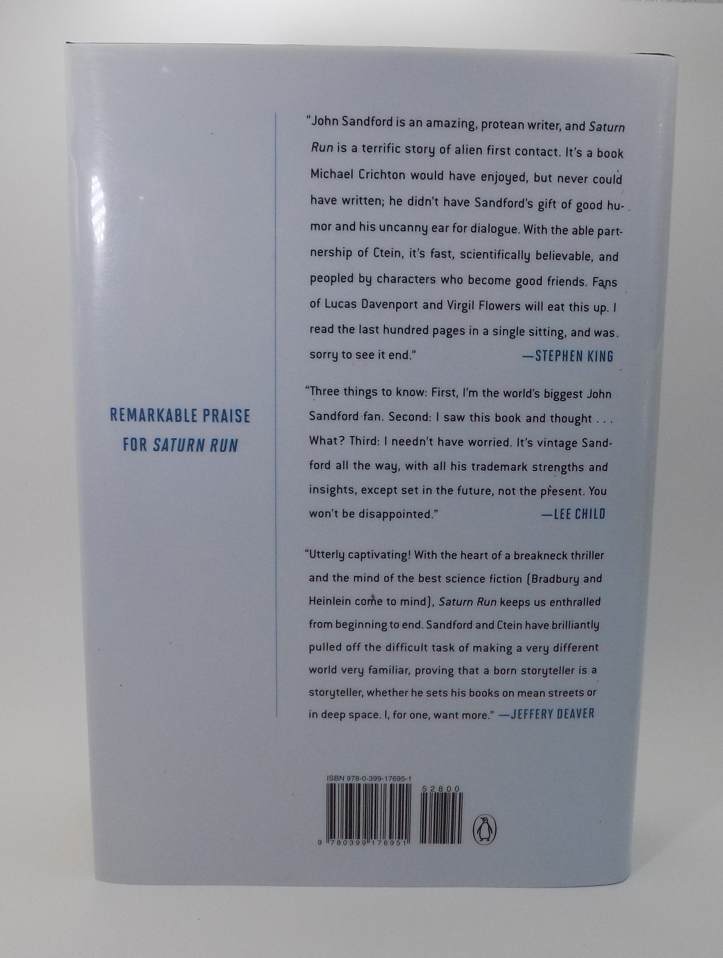 Saturn Run by John Sandford & Ctein · Putnam, 2015 · First Edition