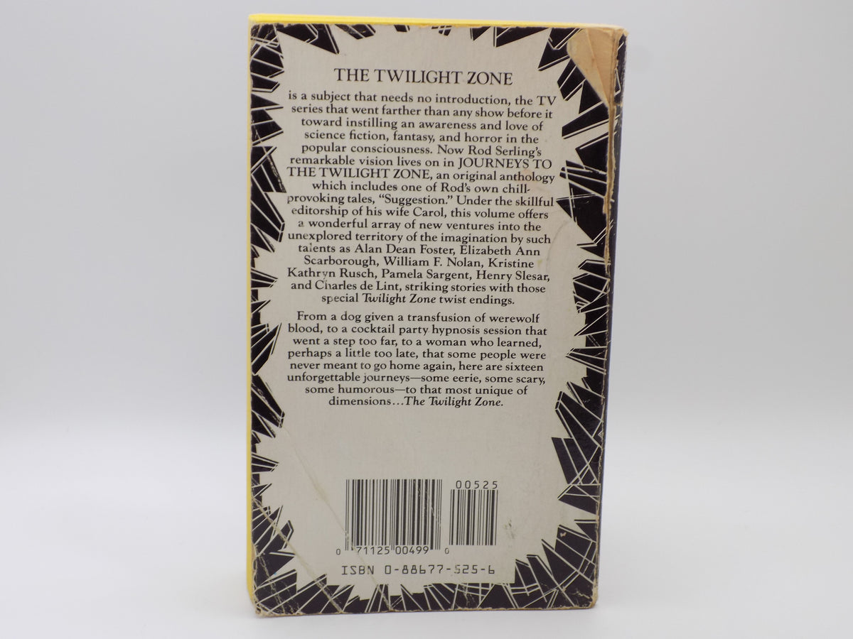 Journeys to the Twilight Zone · Edited by Carol Serling [1993]