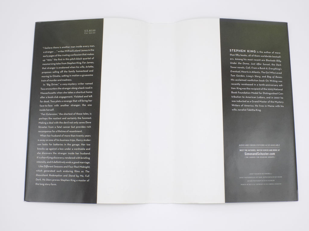 Full Dark No Stars by Stephen King [First Edition] · Scribner, 2010