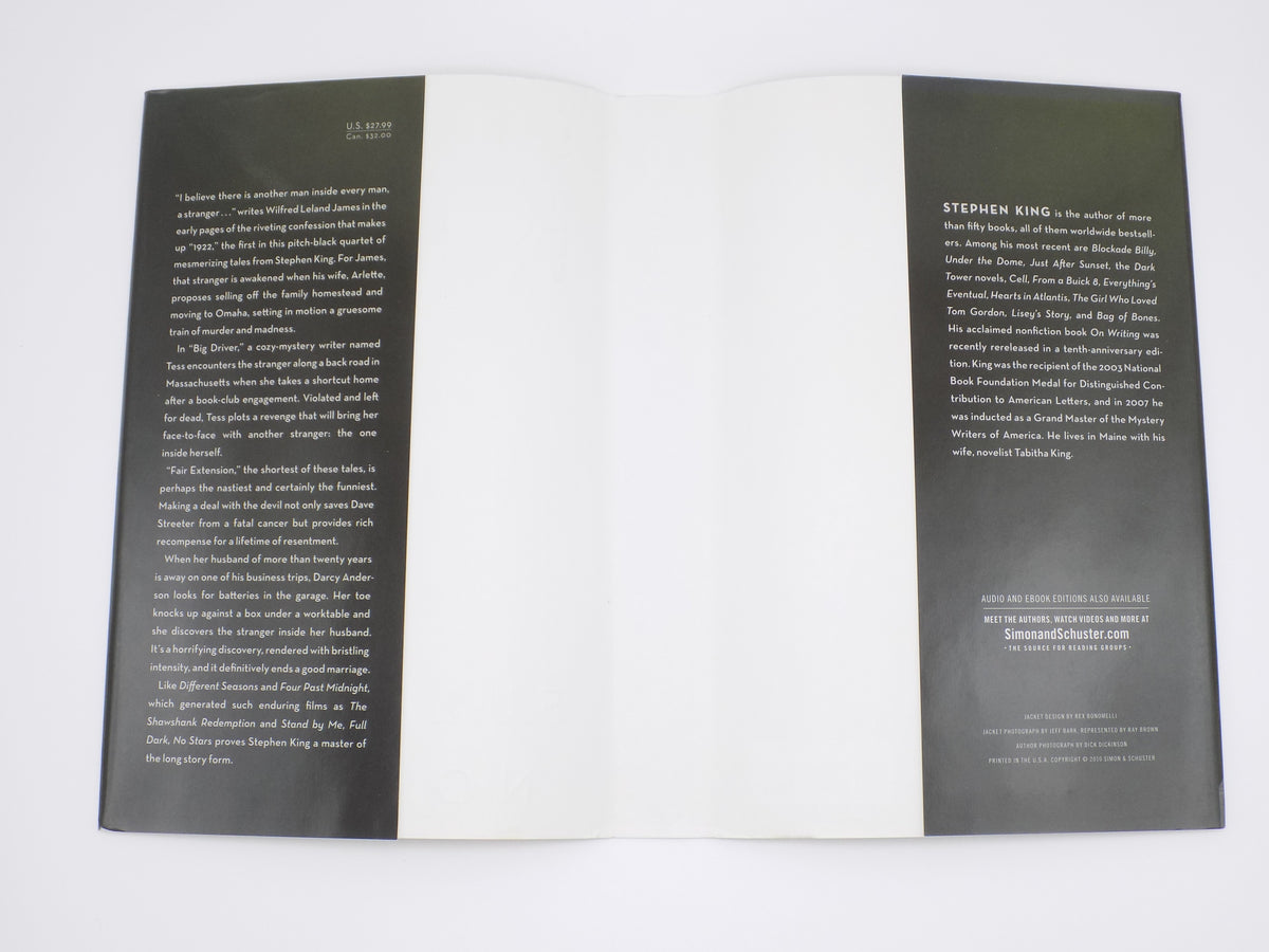 Full Dark No Stars by Stephen King [First Edition] · Scribner, 2010