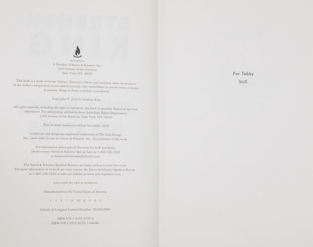 Full Dark No Stars by Stephen King [First Edition] · Scribner, 2010