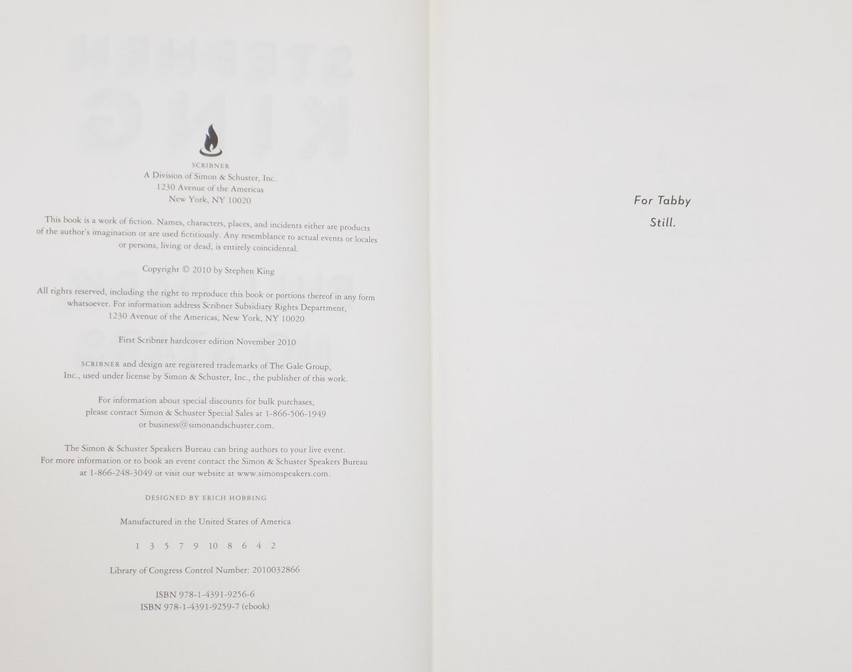 Full Dark No Stars by Stephen King [First Edition] · Scribner, 2010