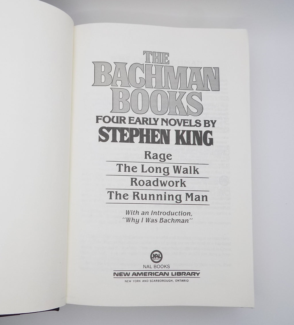 The Bachman Books by Stephen King [B.C.E.] NAL Books, 1985