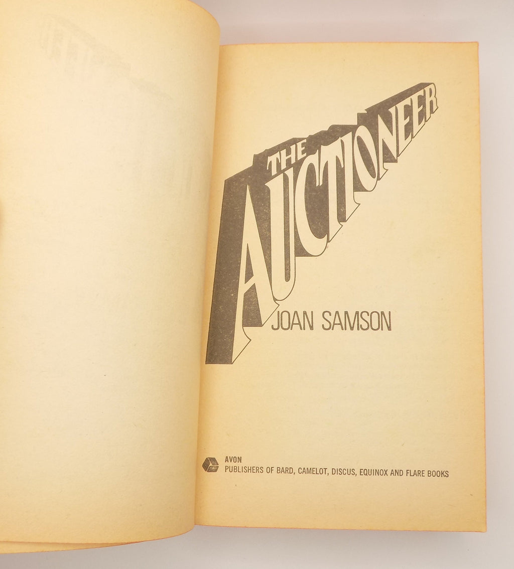 The Auctioneer by Joan Samson [Avon, 1977] Paperback from Hell