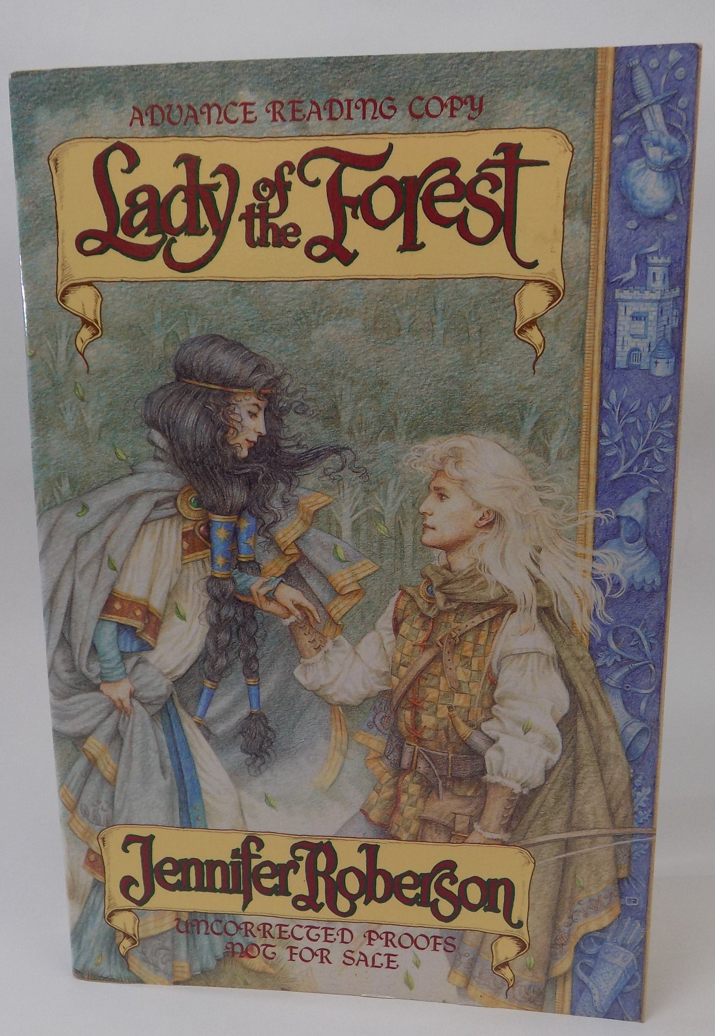 Lady of the Forest by Jennifer Roberson · Advance Reading Copy · Signed & Inscribed