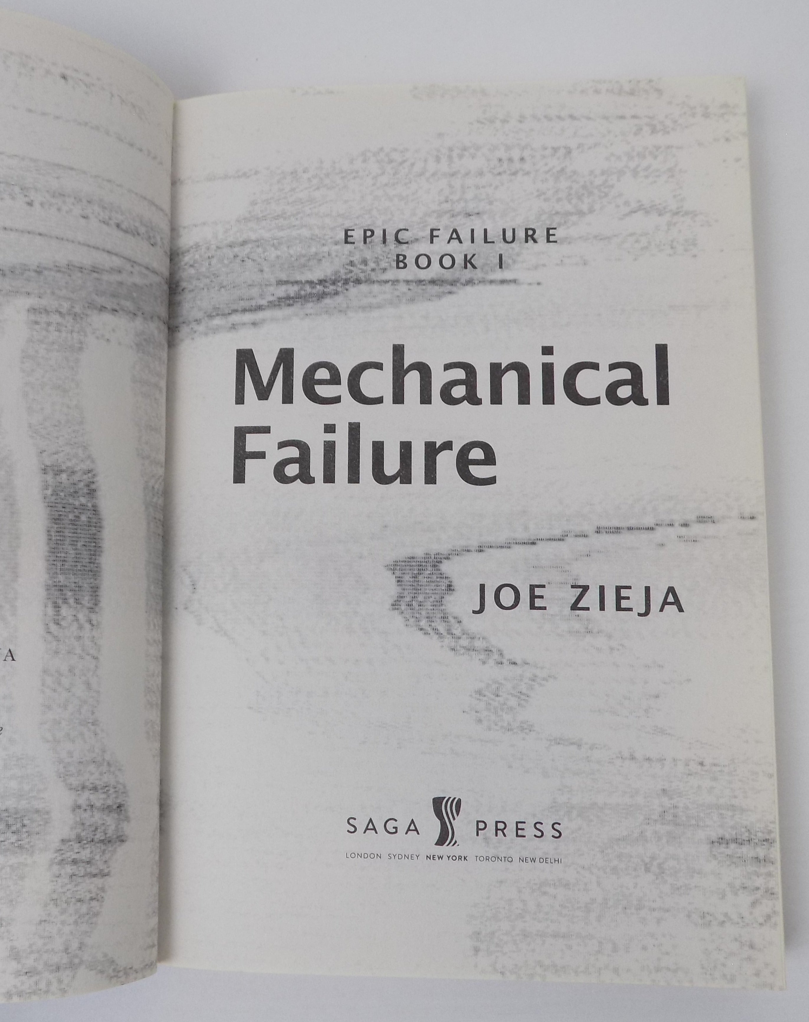 Mechanical Failure by Joe Zieja · Saga Press, 2016