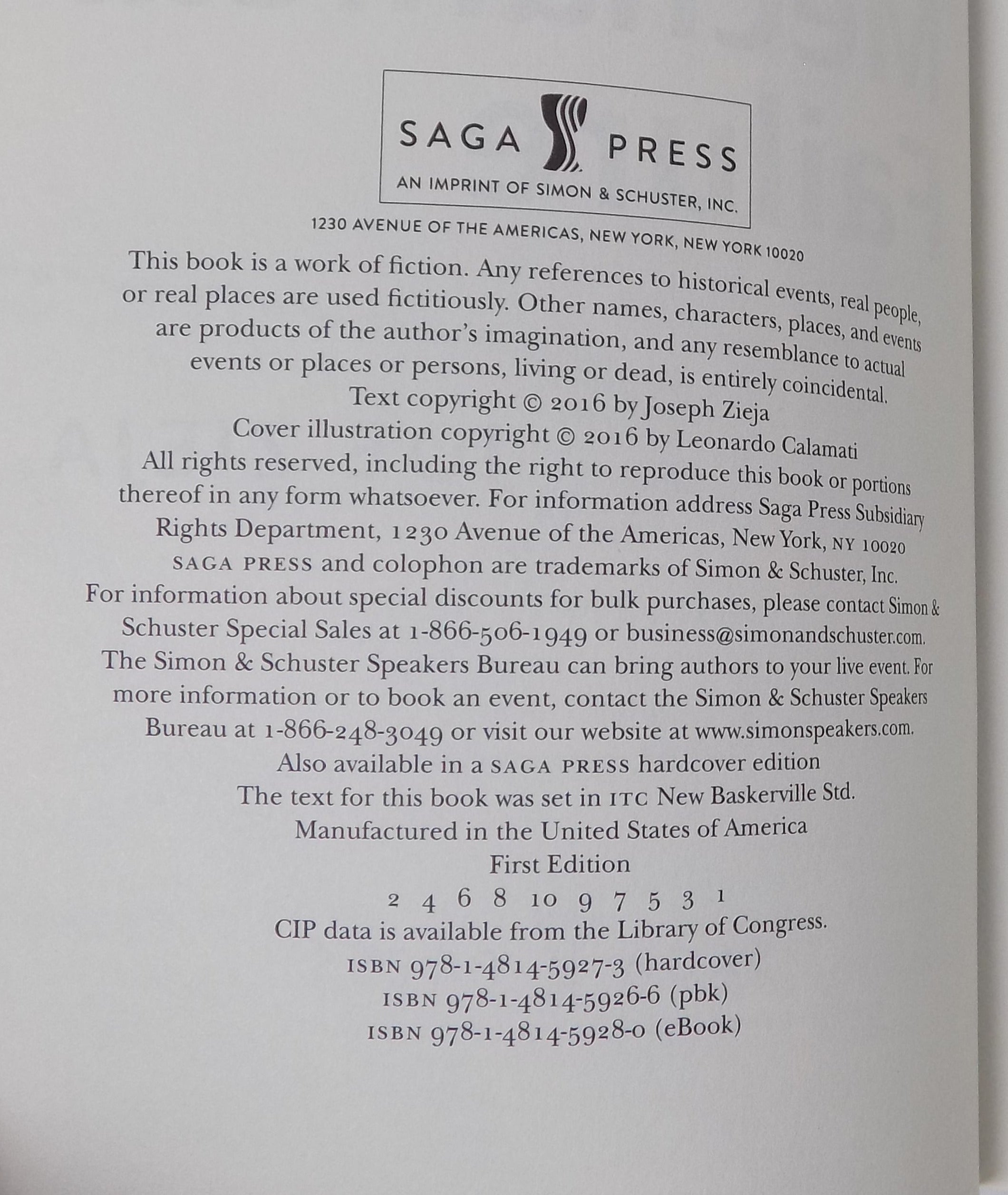 Mechanical Failure by Joe Zieja · Saga Press, 2016