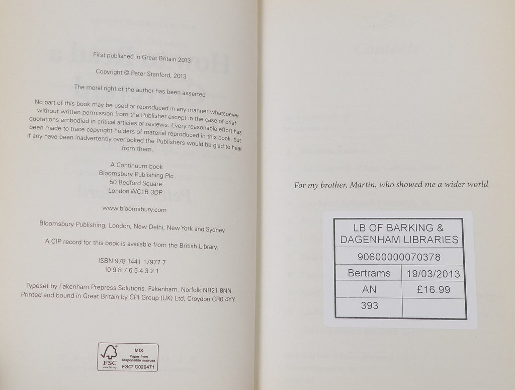 How to Read a Graveyard by Peter Stanford · Bloomsbury Books · Ex-Library