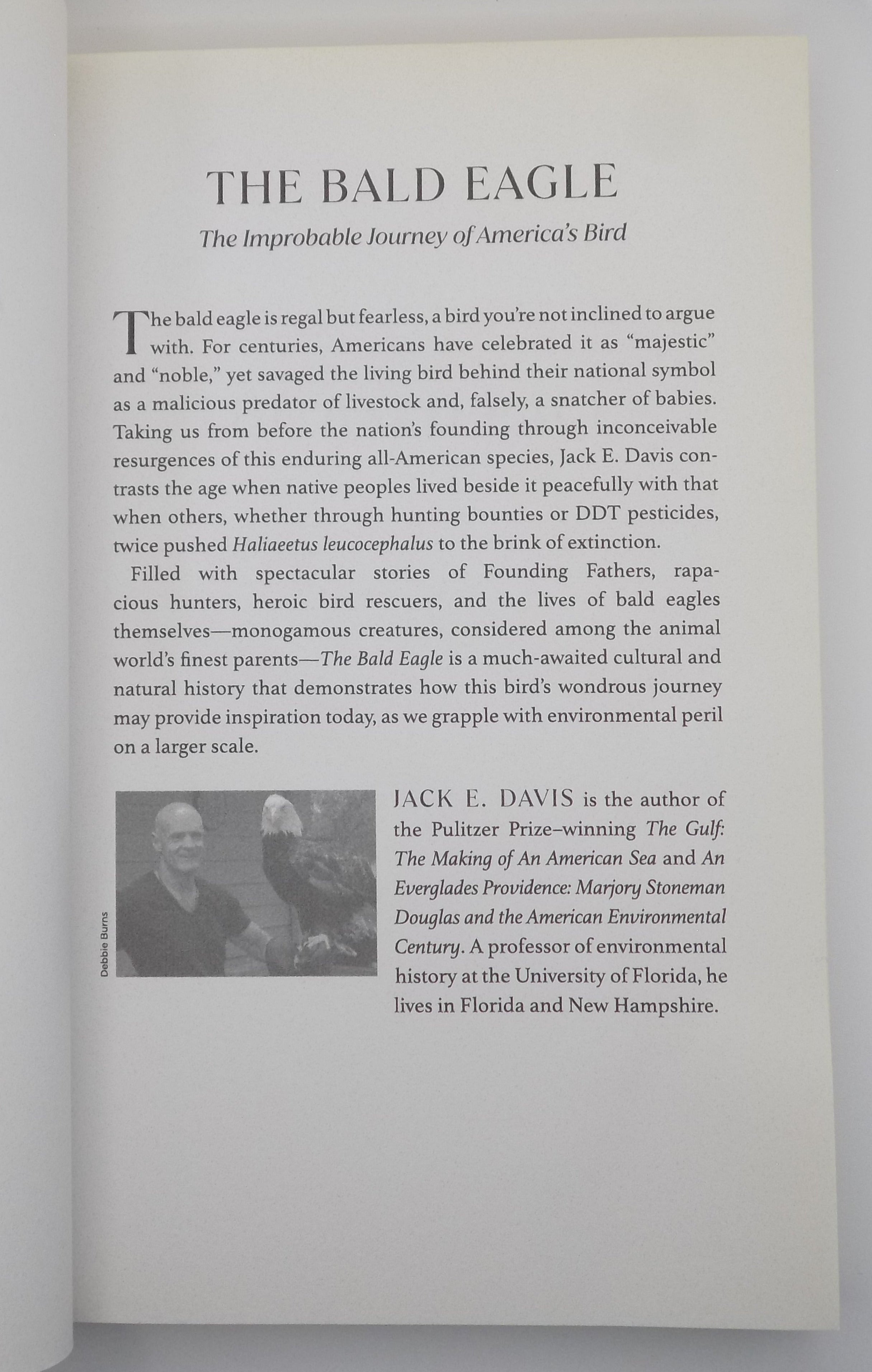 The Bald Eagle by Jack E. Davis · Liveright, 2022 · Advance Reader Copy