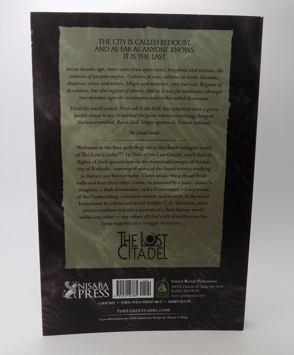 Tales of The Lost Citadel by C.A. Suleiman · Nisaba Press, 2016 · Anthology